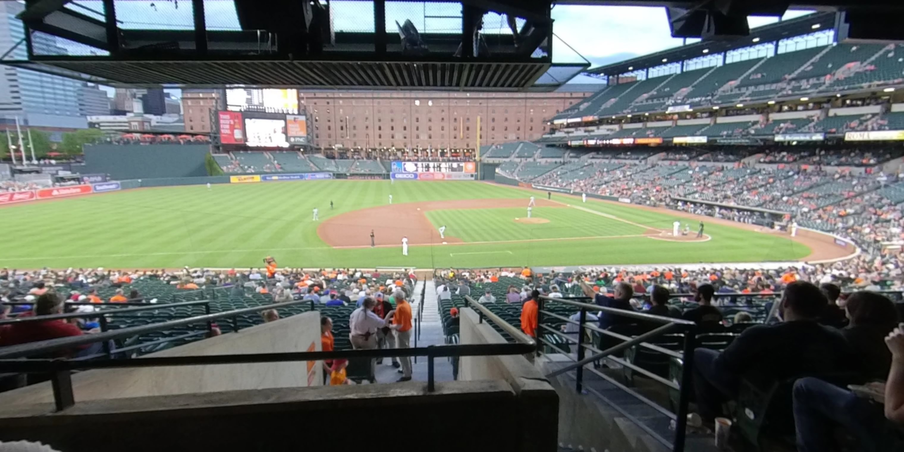 section 53 panoramic seat view  - oriole park