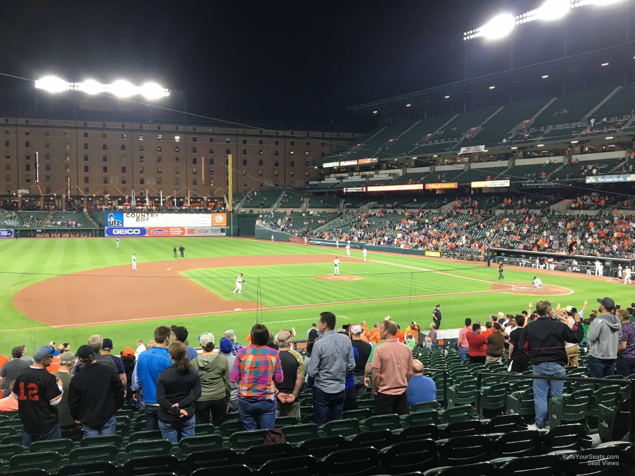 section 58, row 27 seat view  - oriole park
