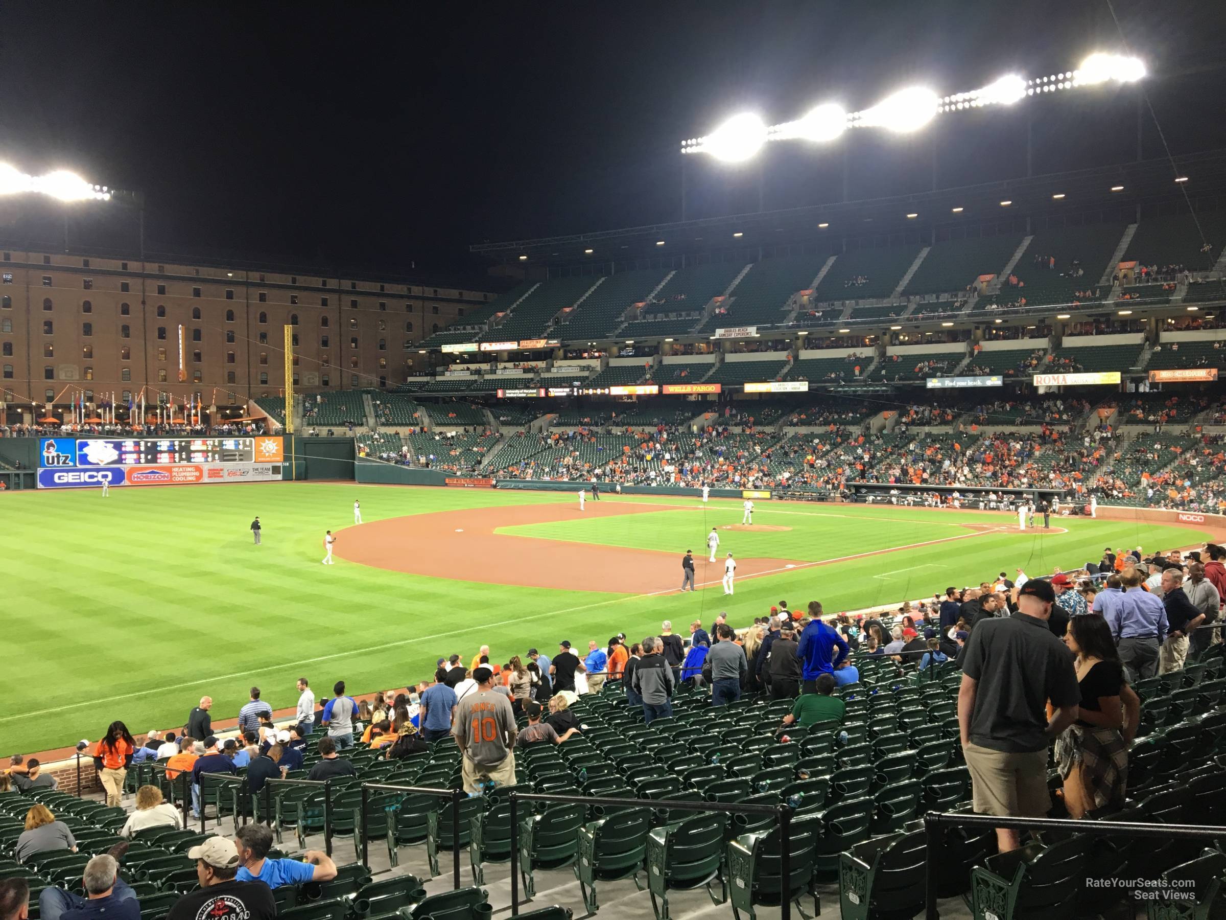 section 66, row 27 seat view  - oriole park