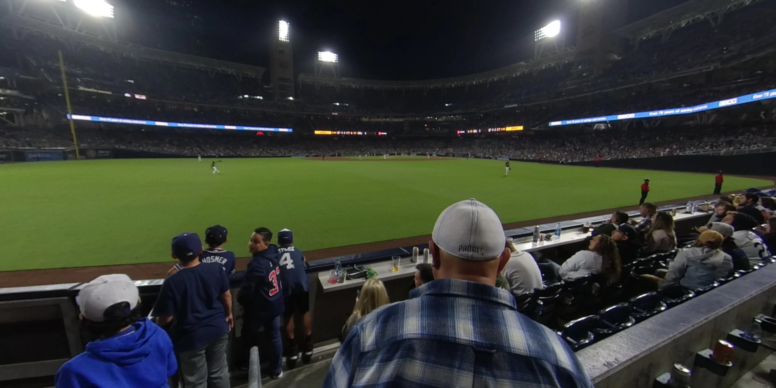 section 132 panoramic seat view  for baseball - petco park