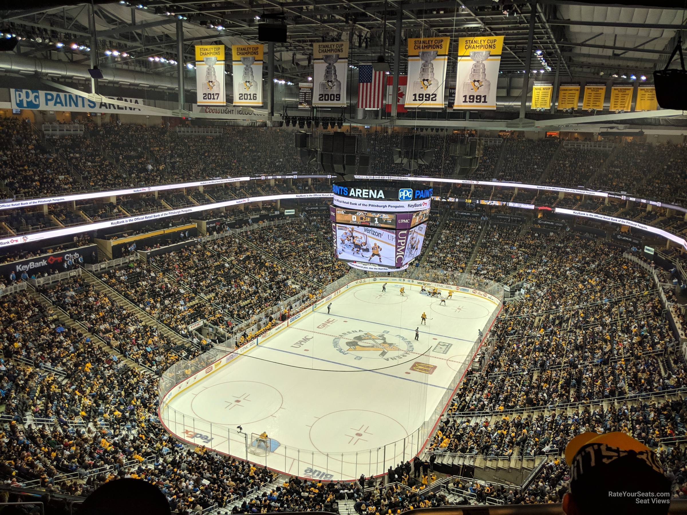 section 226, row sro seat view  for hockey - ppg paints arena