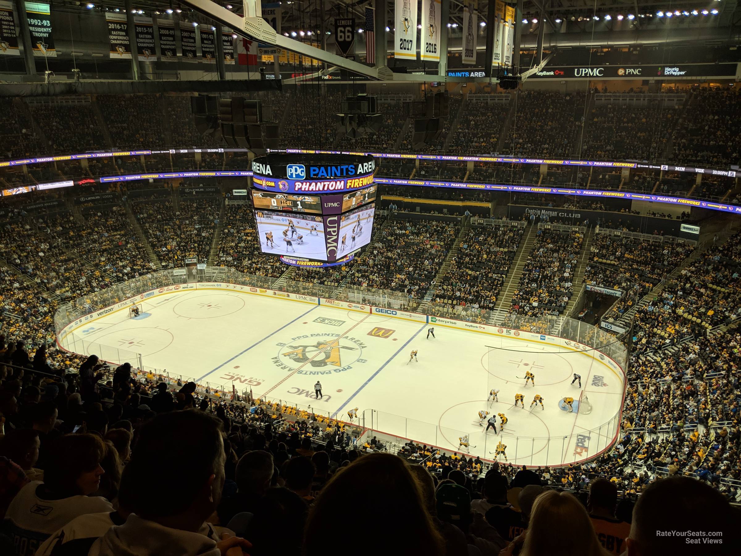 section 234, row sro seat view  for hockey - ppg paints arena