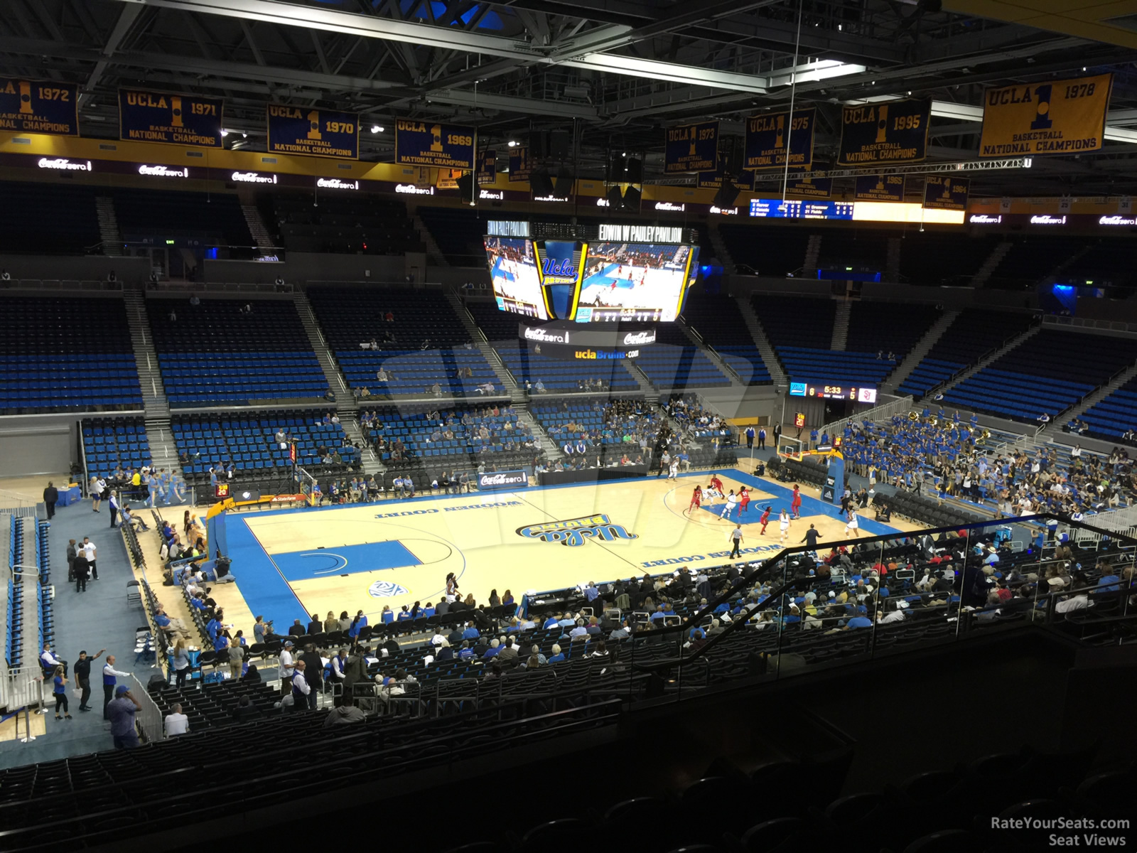pauley pavilion section 204 rateyourseats com pauley pavilion seating chart