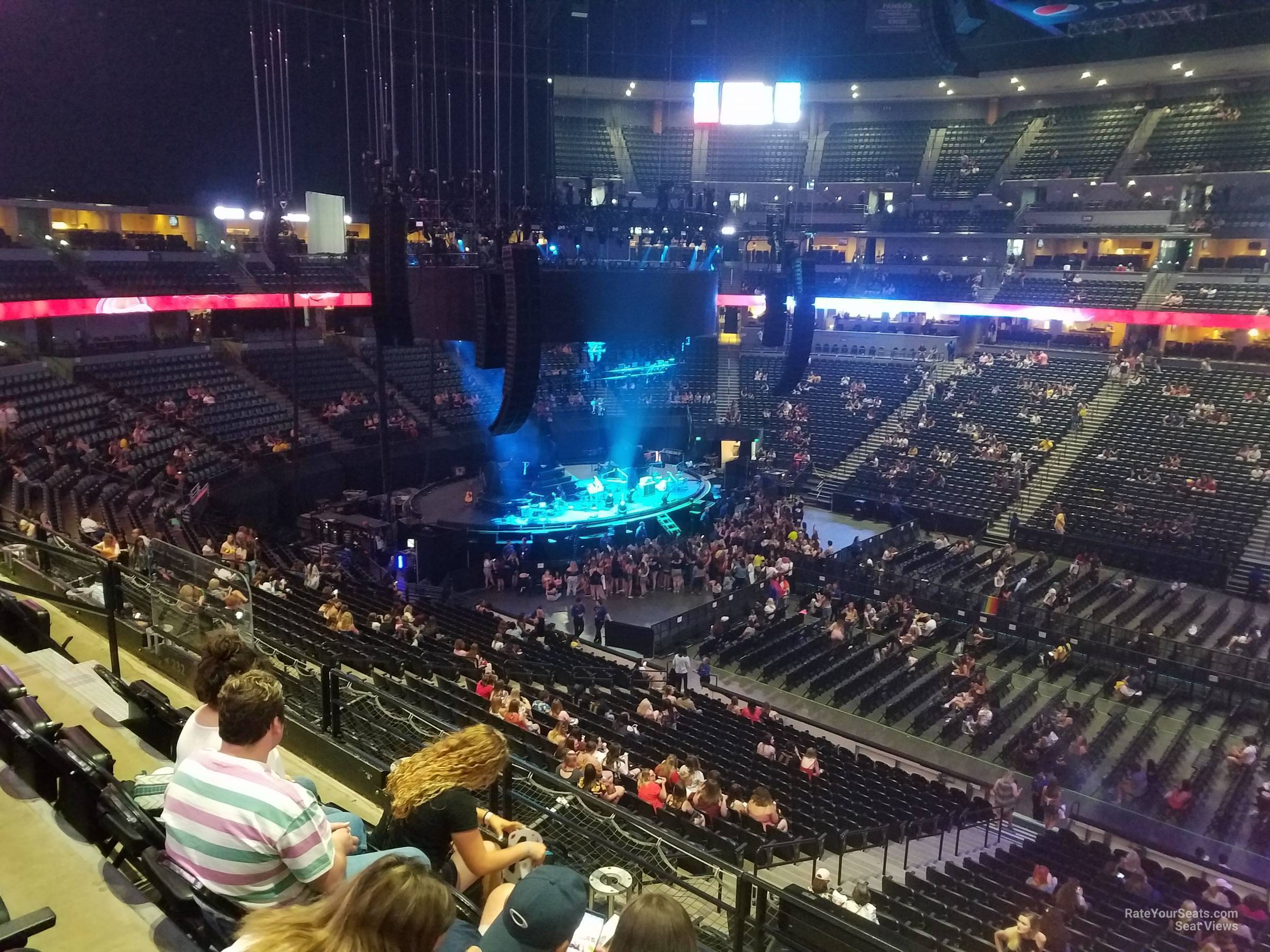 section 230, row 4 seat view  for concert - ball arena
