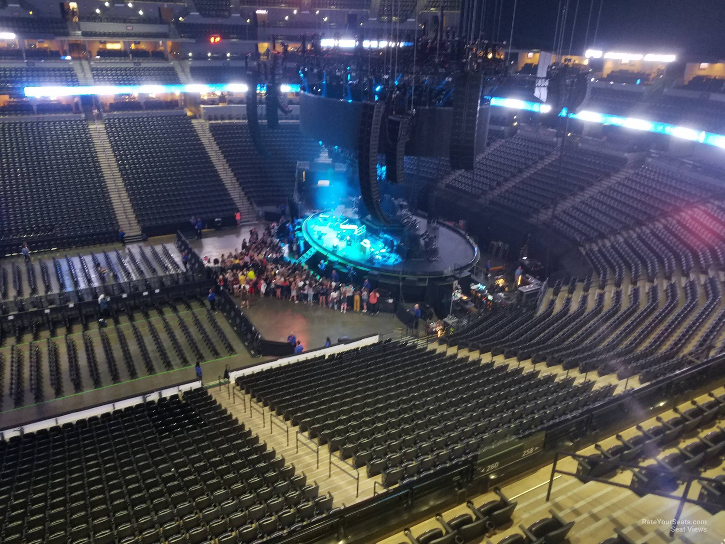 section 301, row 3 seat view  for concert - ball arena