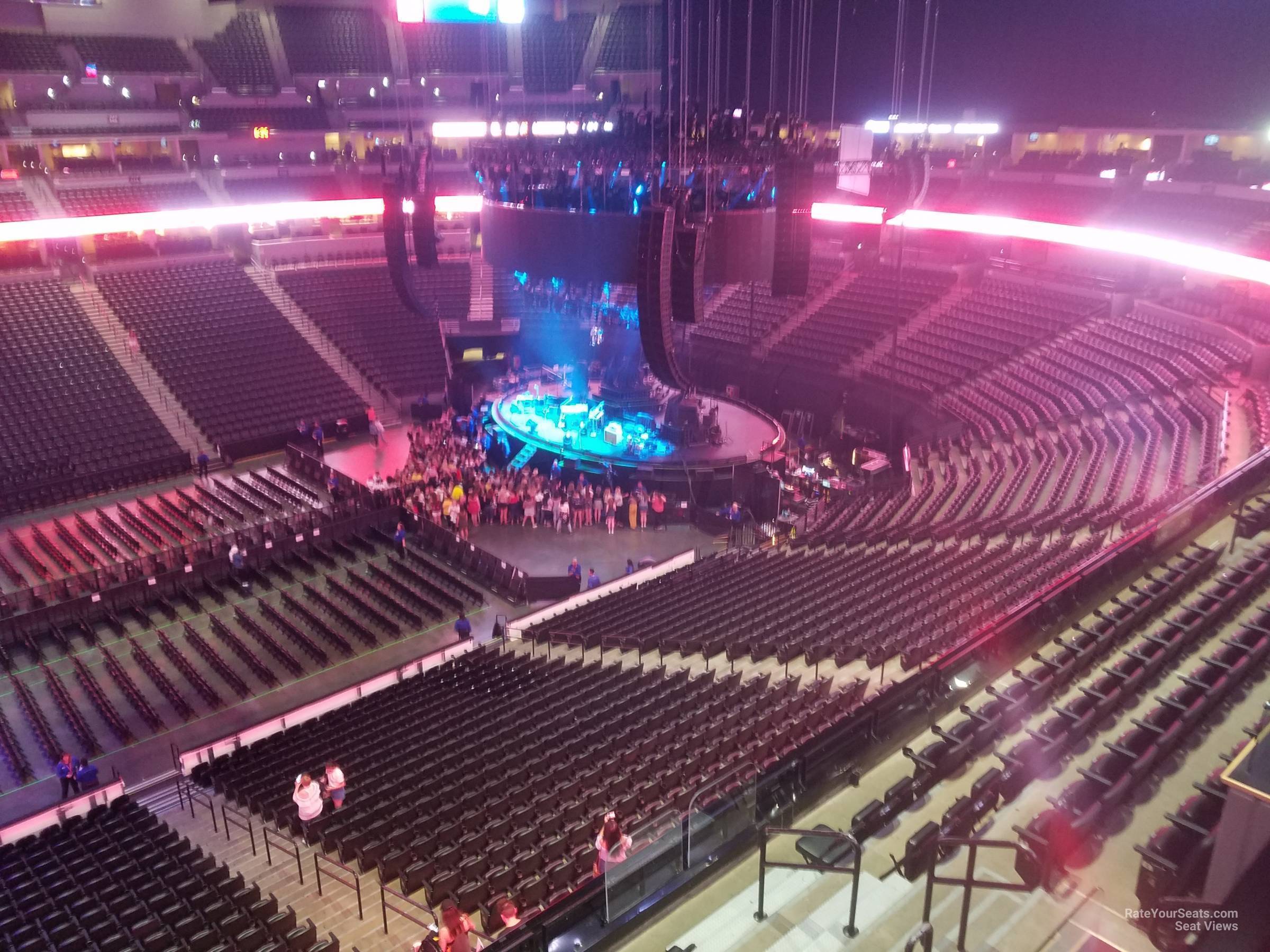 section 303, row 3 seat view  for concert - ball arena