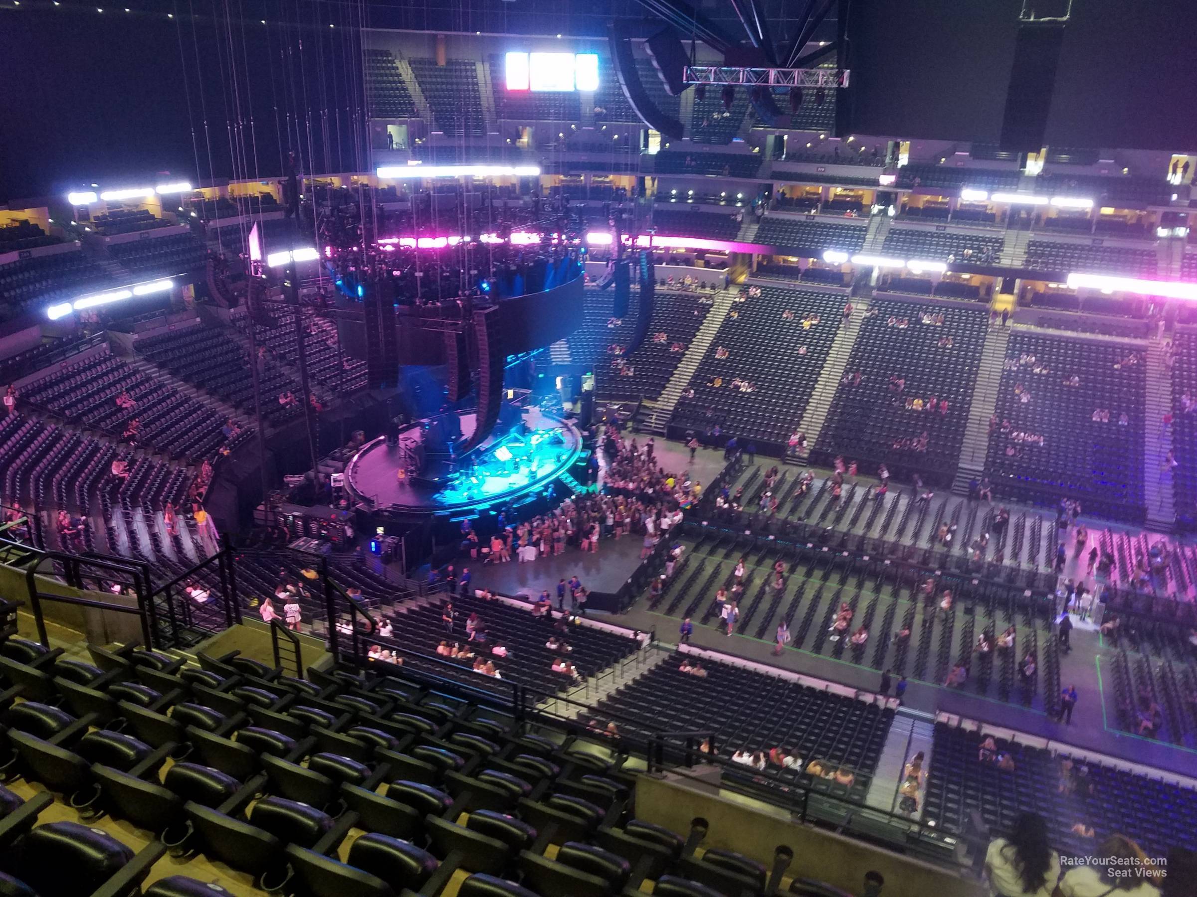 section 344, row 13 seat view  for concert - ball arena
