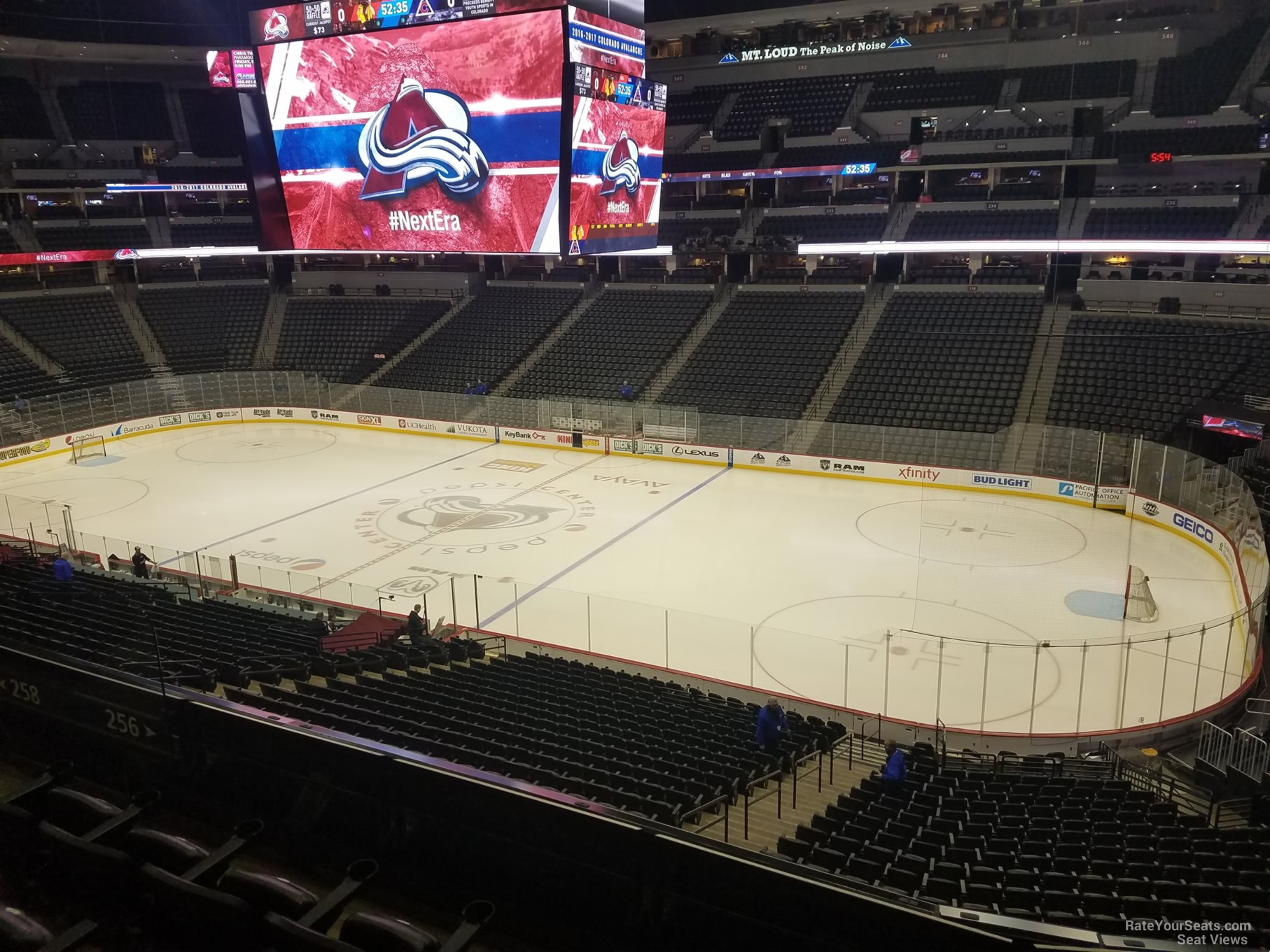 Pepsi Center Section 256 - Colorado Avalanche - RateYourSeats.com