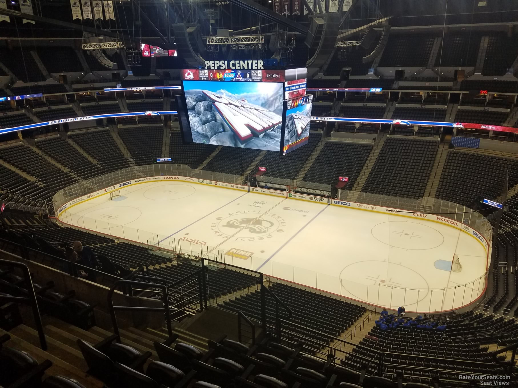 section 336, row 10 seat view  for hockey - ball arena