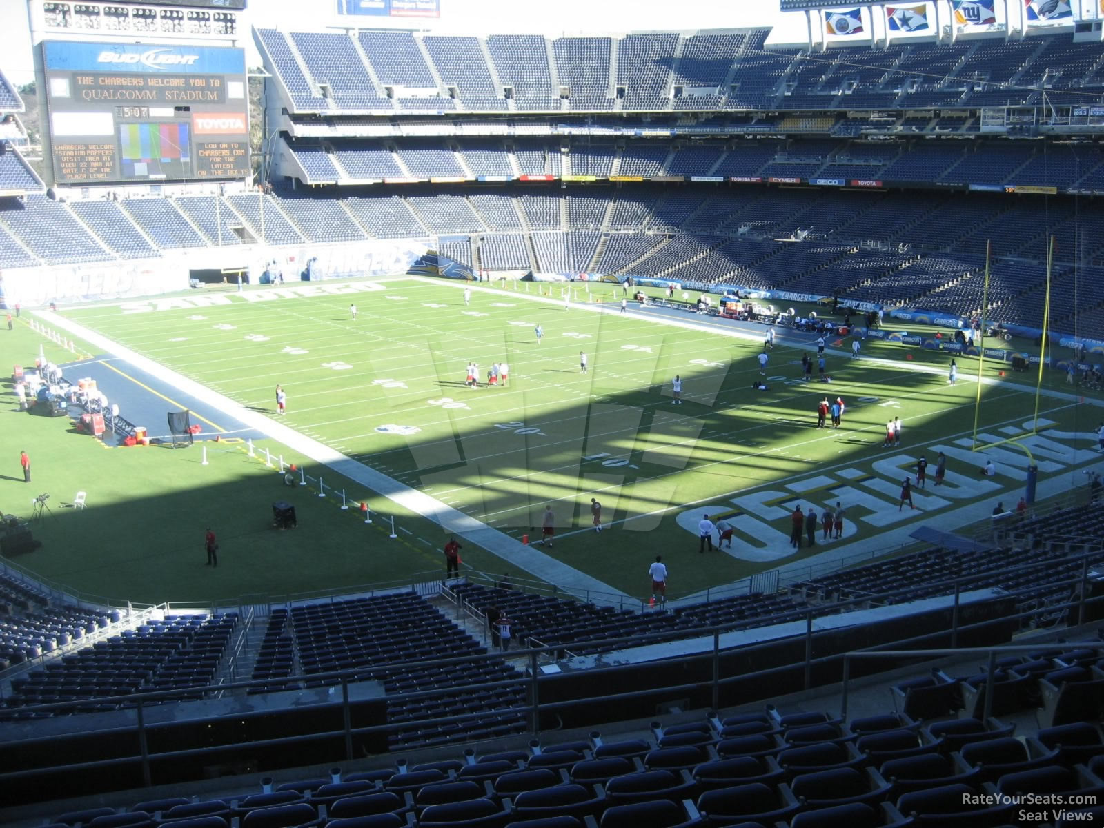 sdccu stadium loge 16 rateyourseats com qualcomm stadium seating chart sdsu