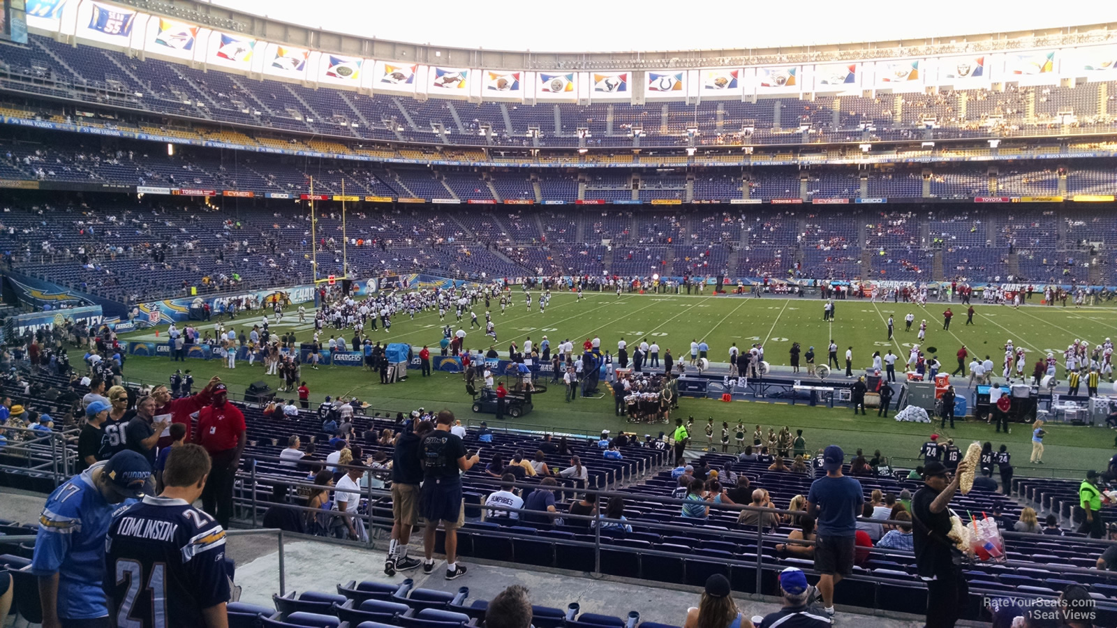Plaza Level Sideline Stadium Football Seating