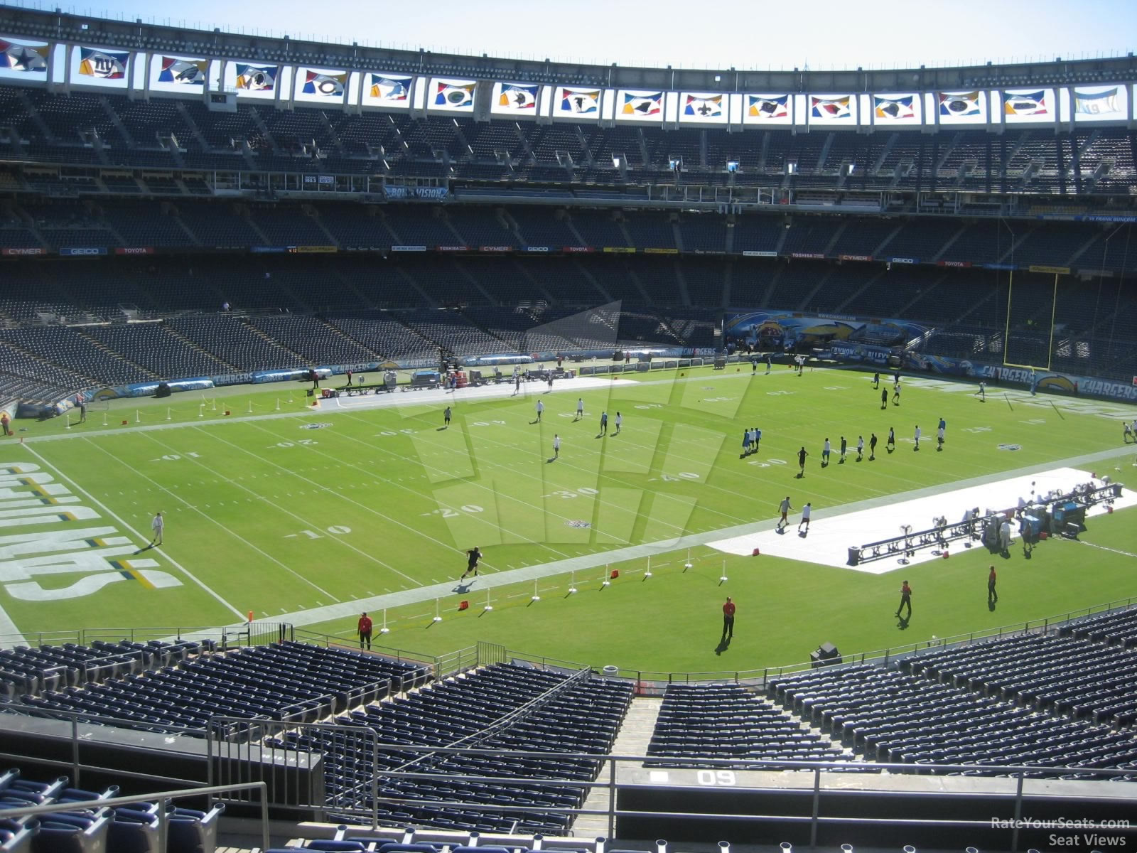Qualcomm stadium seating pictures Qualcomm stadium seating pictures