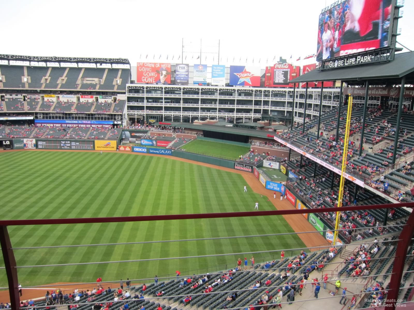 Third Row Seating >> Globe Life Park Section 338 - RateYourSeats.com Third Row Seating >> Globe Life Park Section 338 - RateYourSeats.com