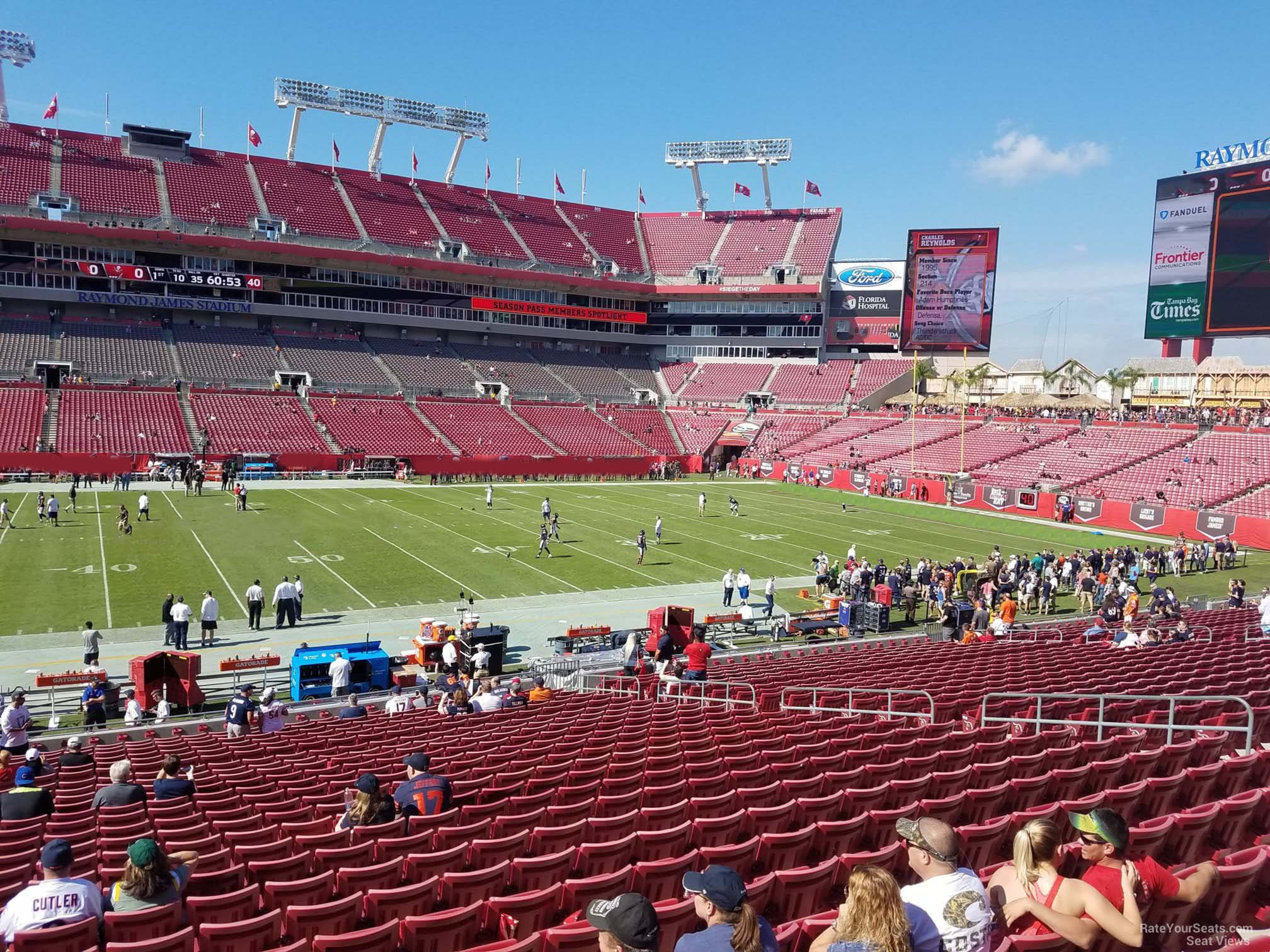 Raymond James Stadium View From My Seat - bbsei29