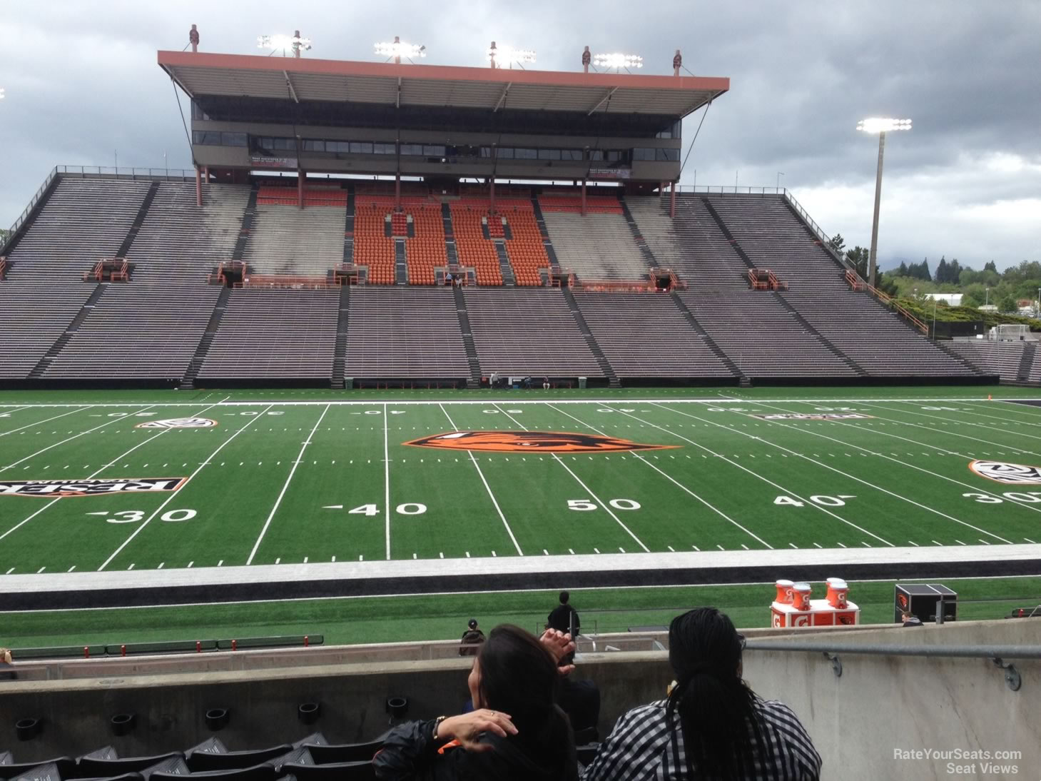 section 117, row 21 seat view  - reser stadium