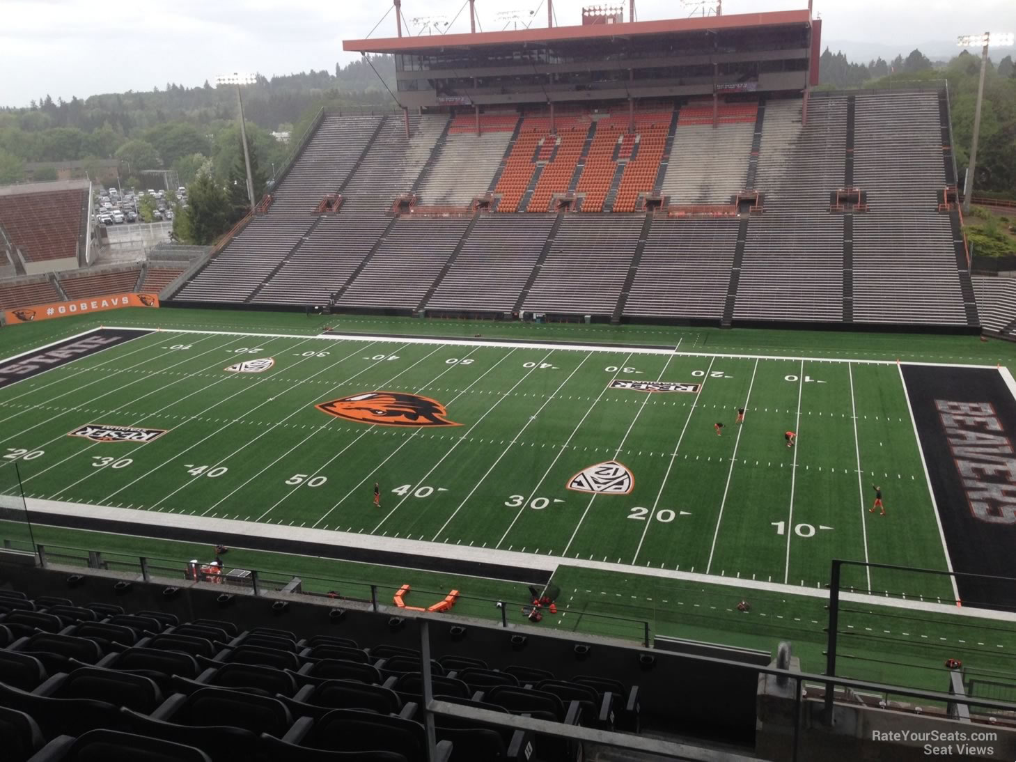 section 217, row 18 seat view  - reser stadium