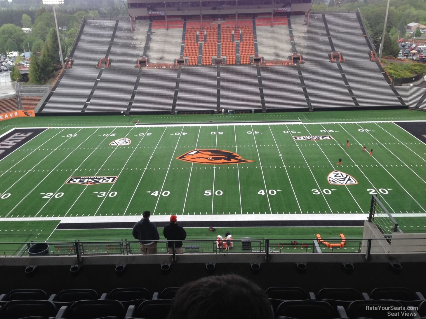 section 220, row 19 seat view  - reser stadium