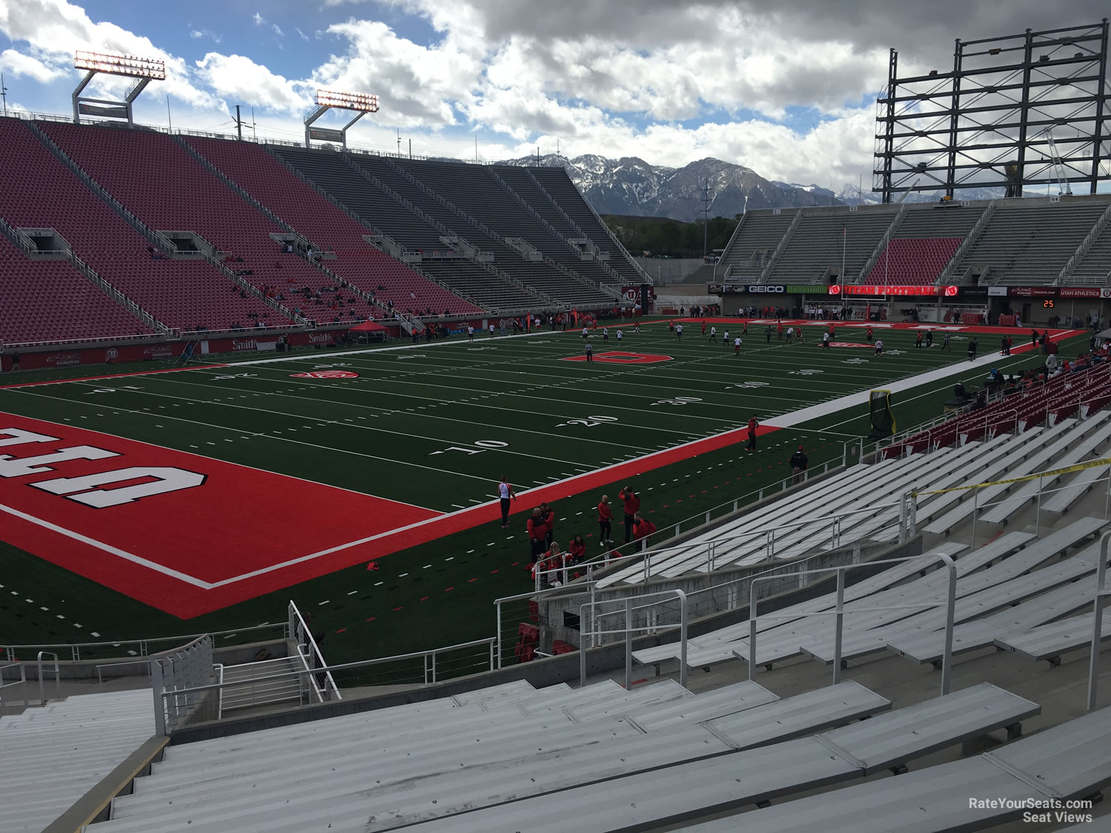section w18, row 20 seat view  - rice-eccles stadium