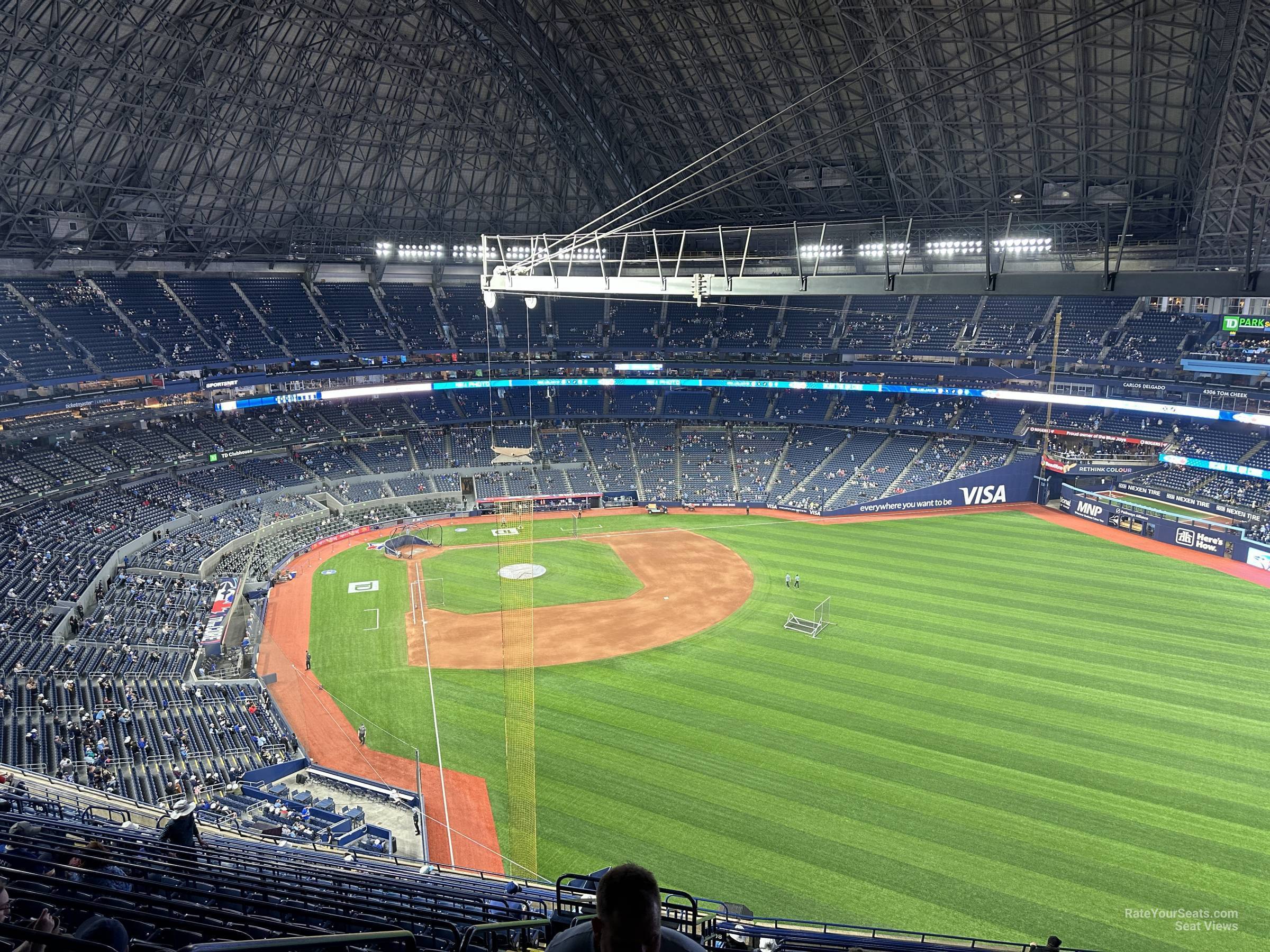 section 508, row 20 seat view  for baseball - rogers centre
