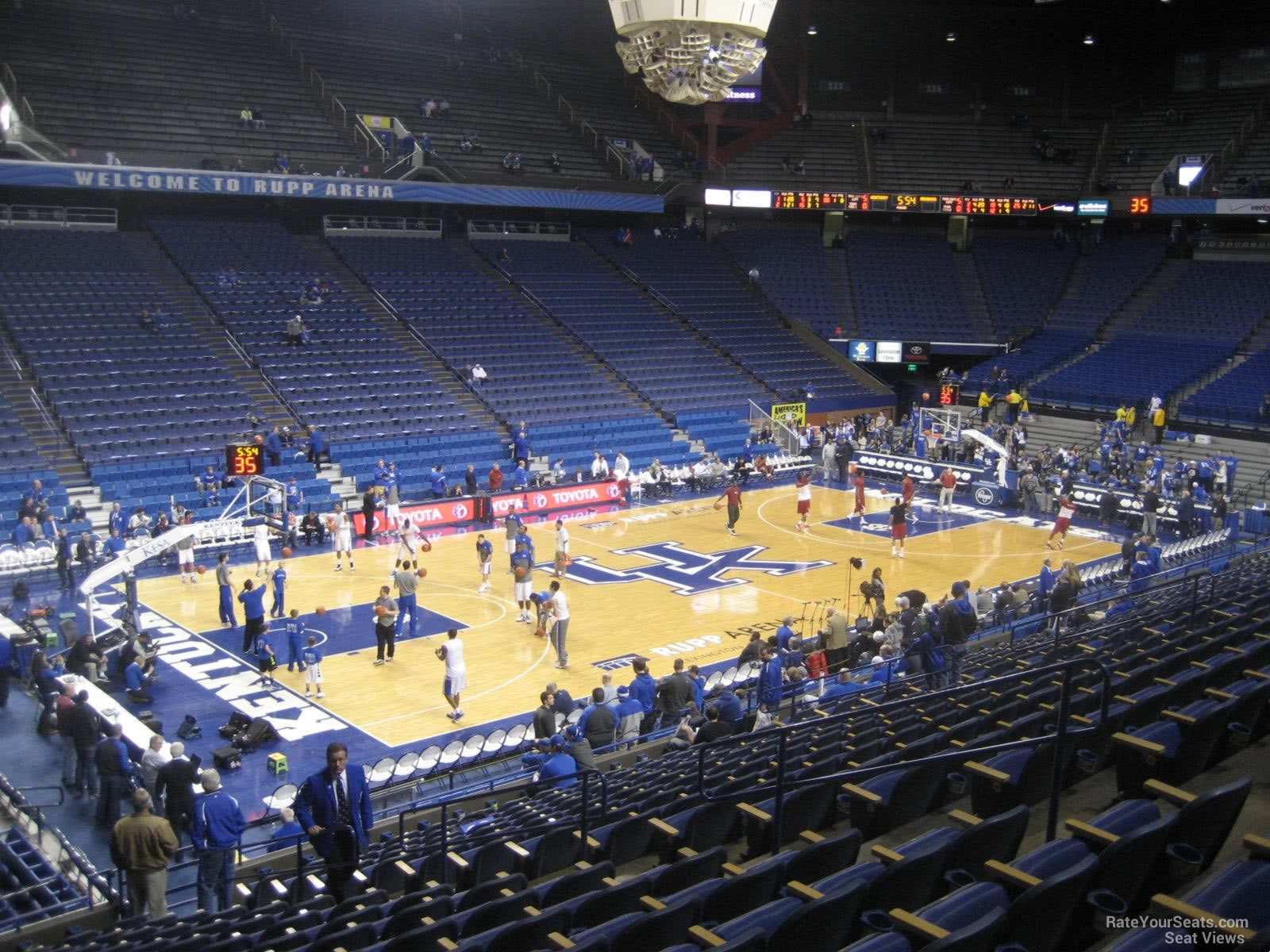 rupp arena section 17 rateyourseats com seating chart for rupp arena lexington kentucky