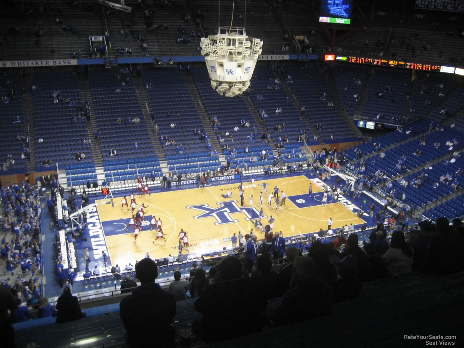 section 232, row cc seat view  for basketball - rupp arena