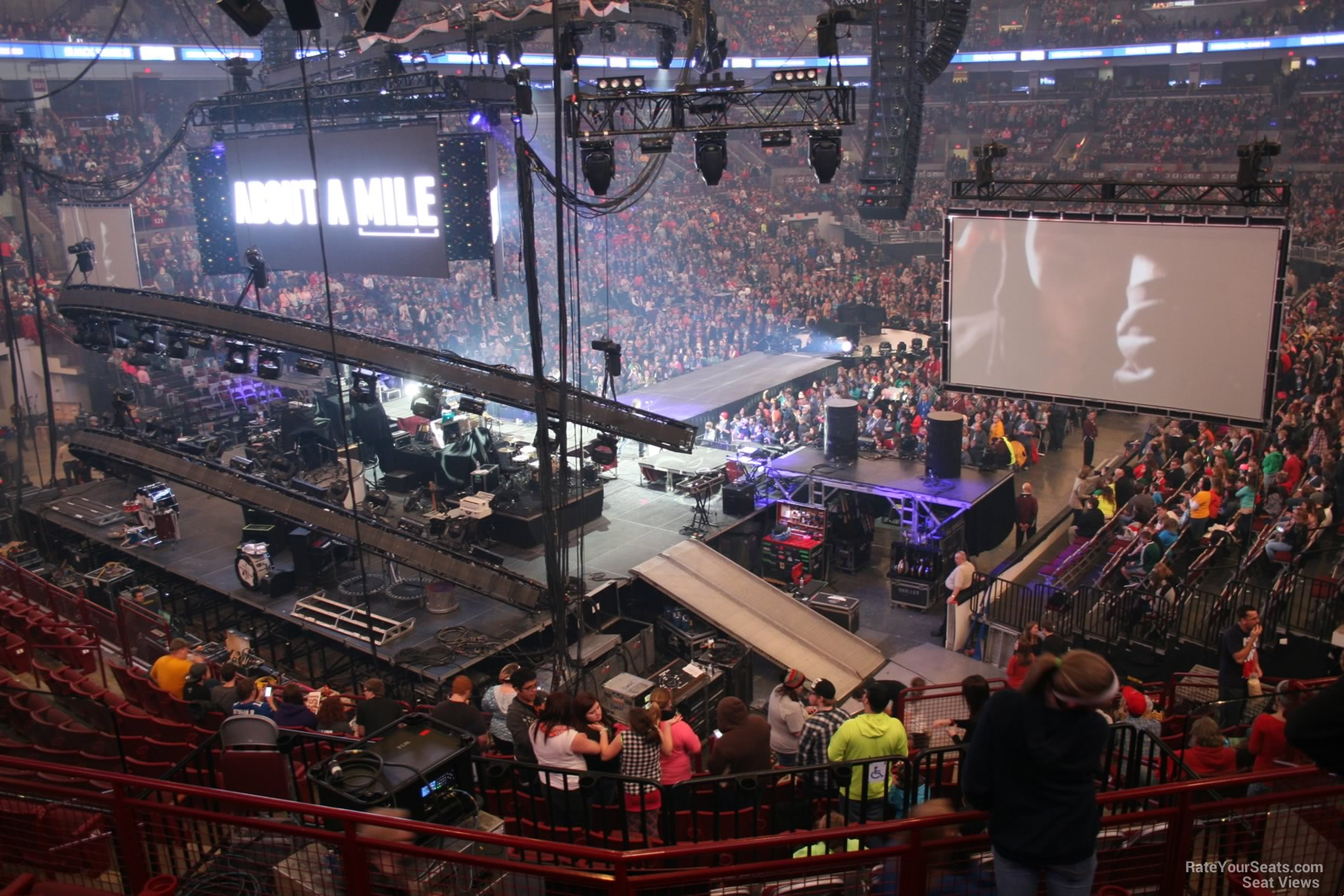 section 210, row d seat view  for concert - schottenstein center