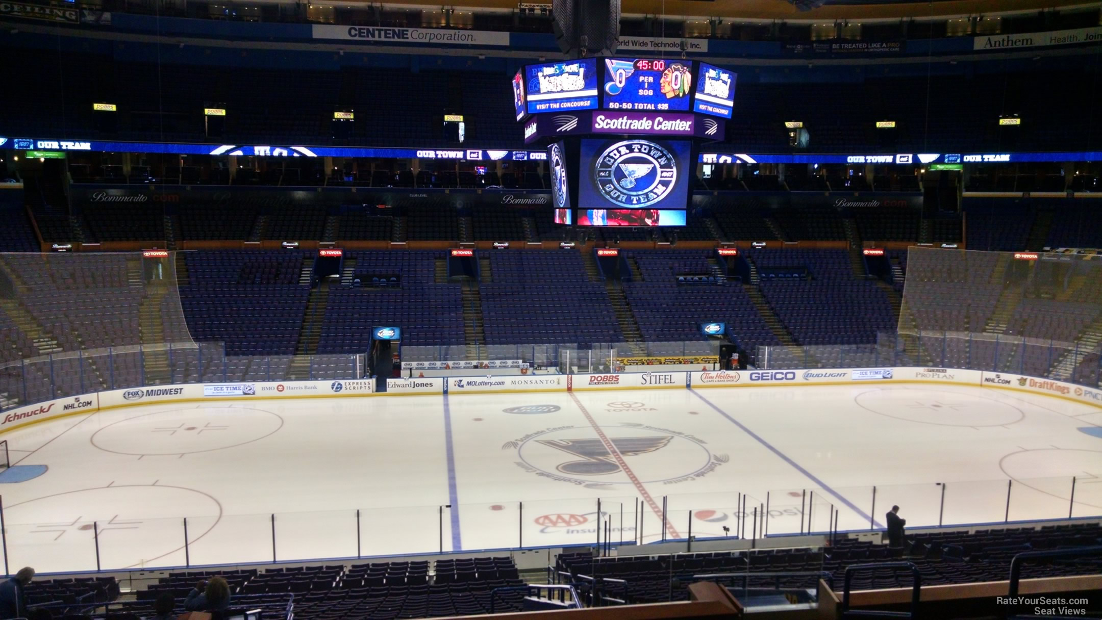 enterprise center club 117 st louis blues st louis blues tickets seating chart