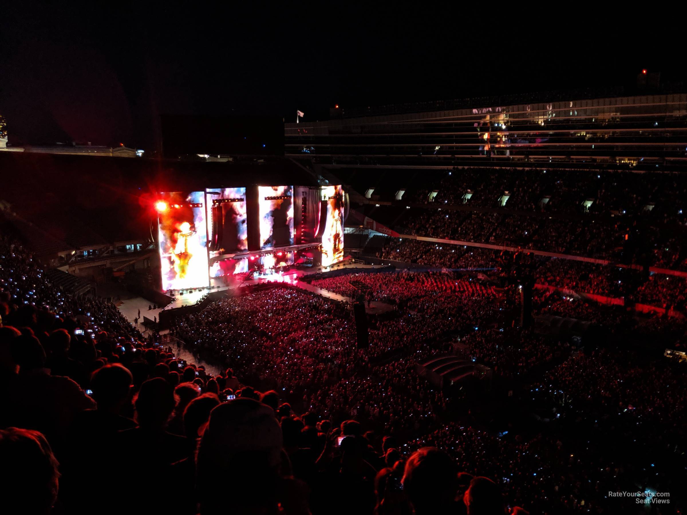 section 432, row 16 seat view  for concert - soldier field