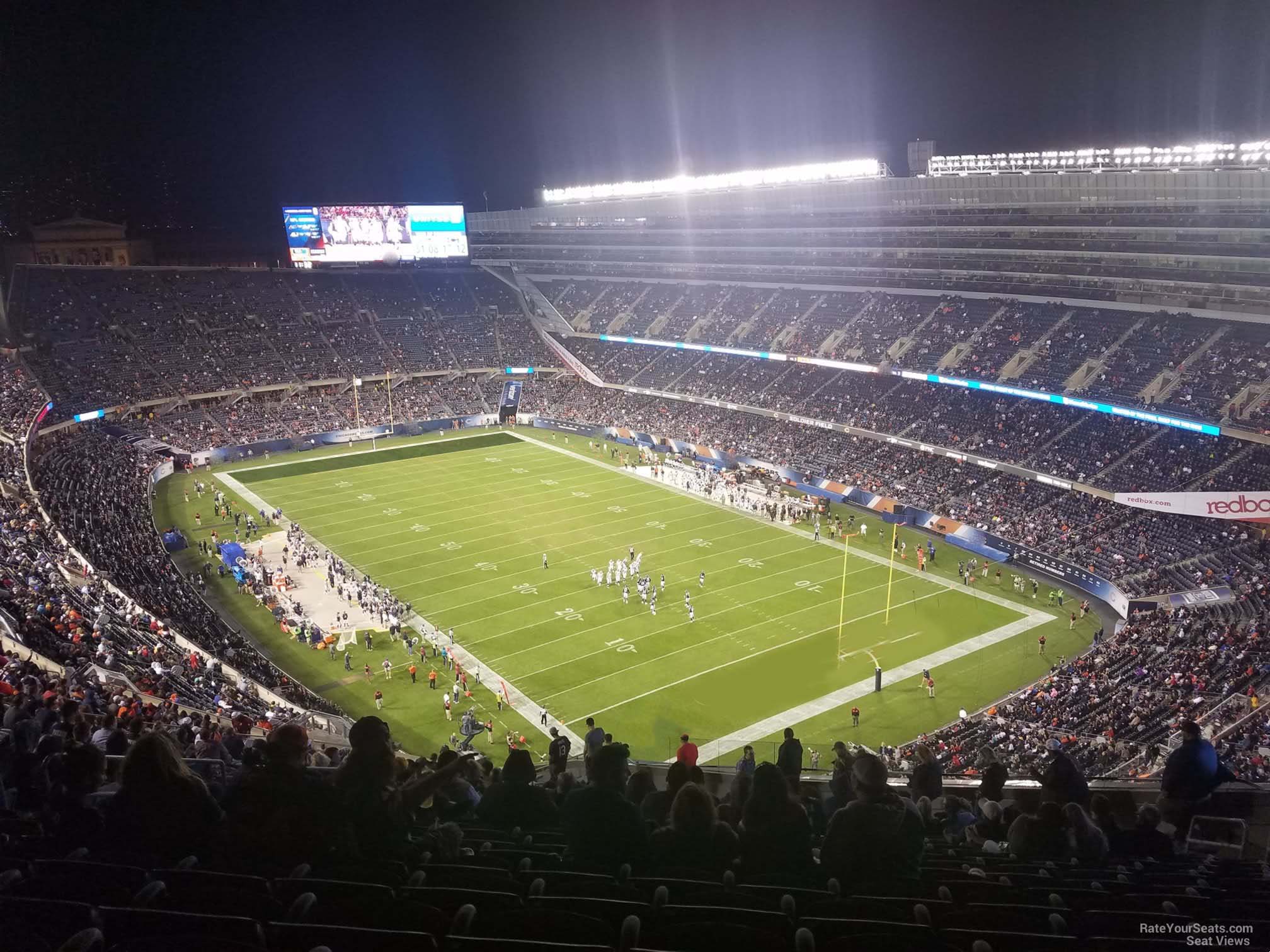 section 428, row 30 seat view  for football - soldier field