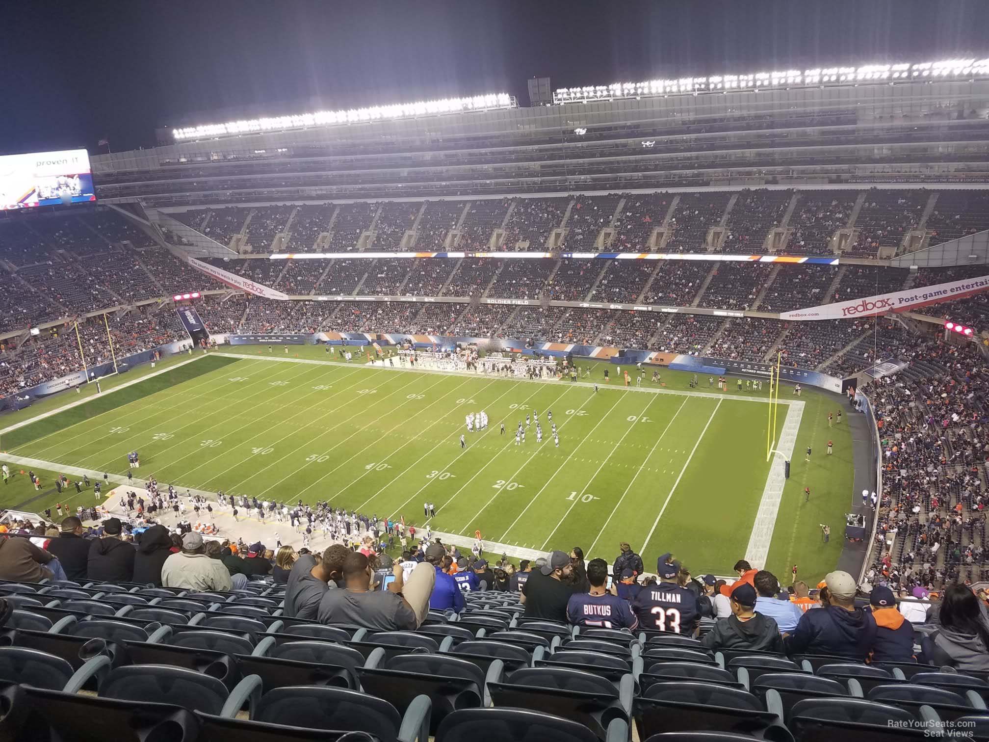 section 432, row 30 seat view  for football - soldier field