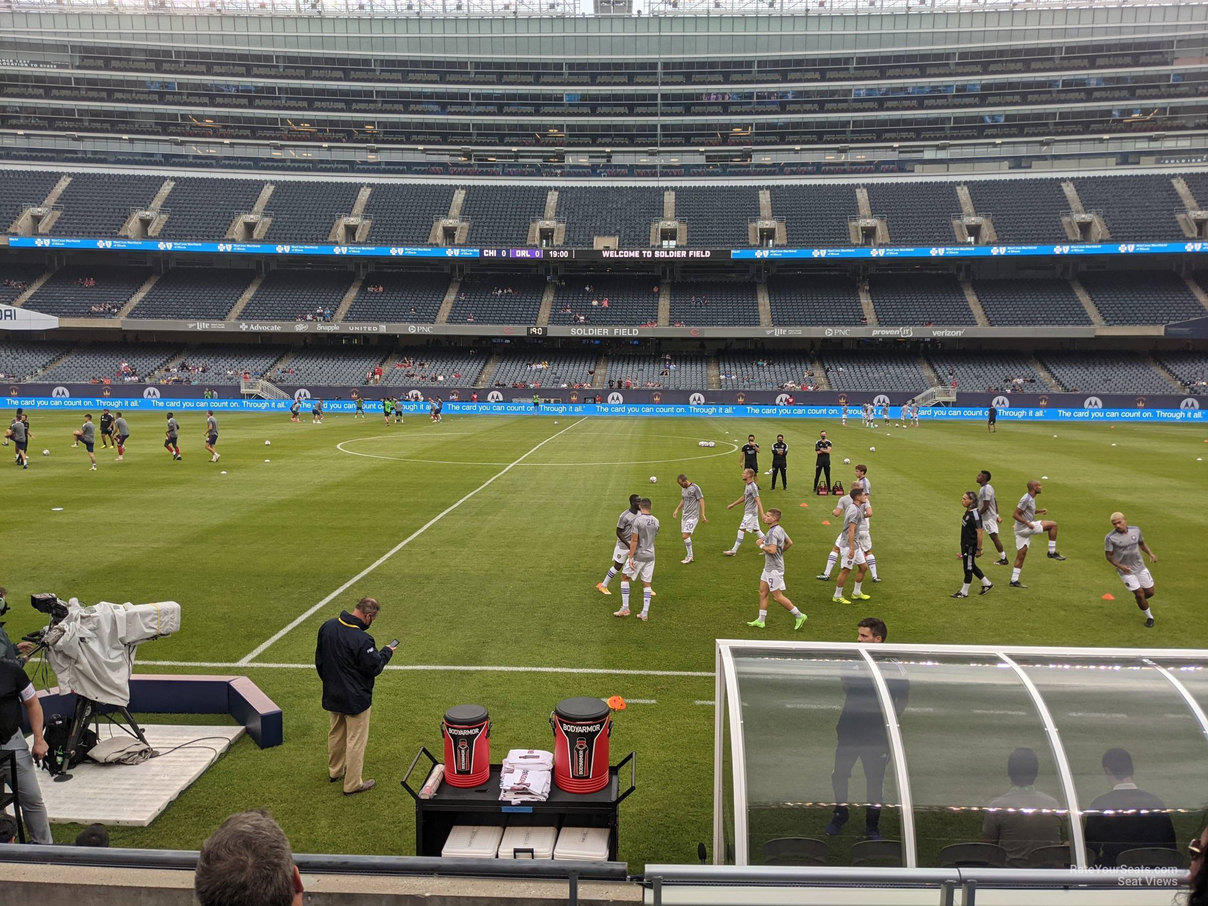 section 136, row 4 seat view  for soccer - soldier field