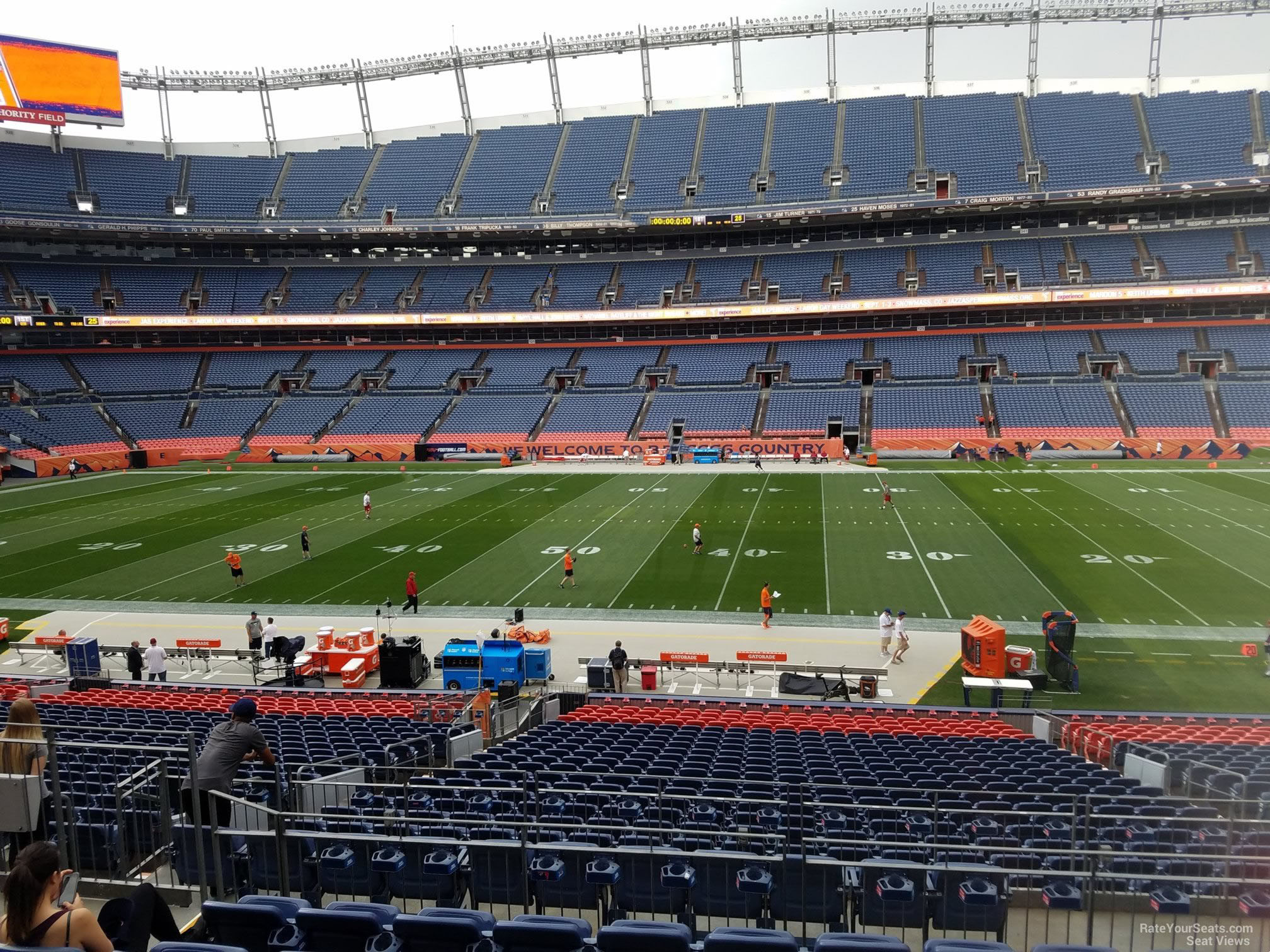 section 104, row 30 seat view  - empower field (at mile high)