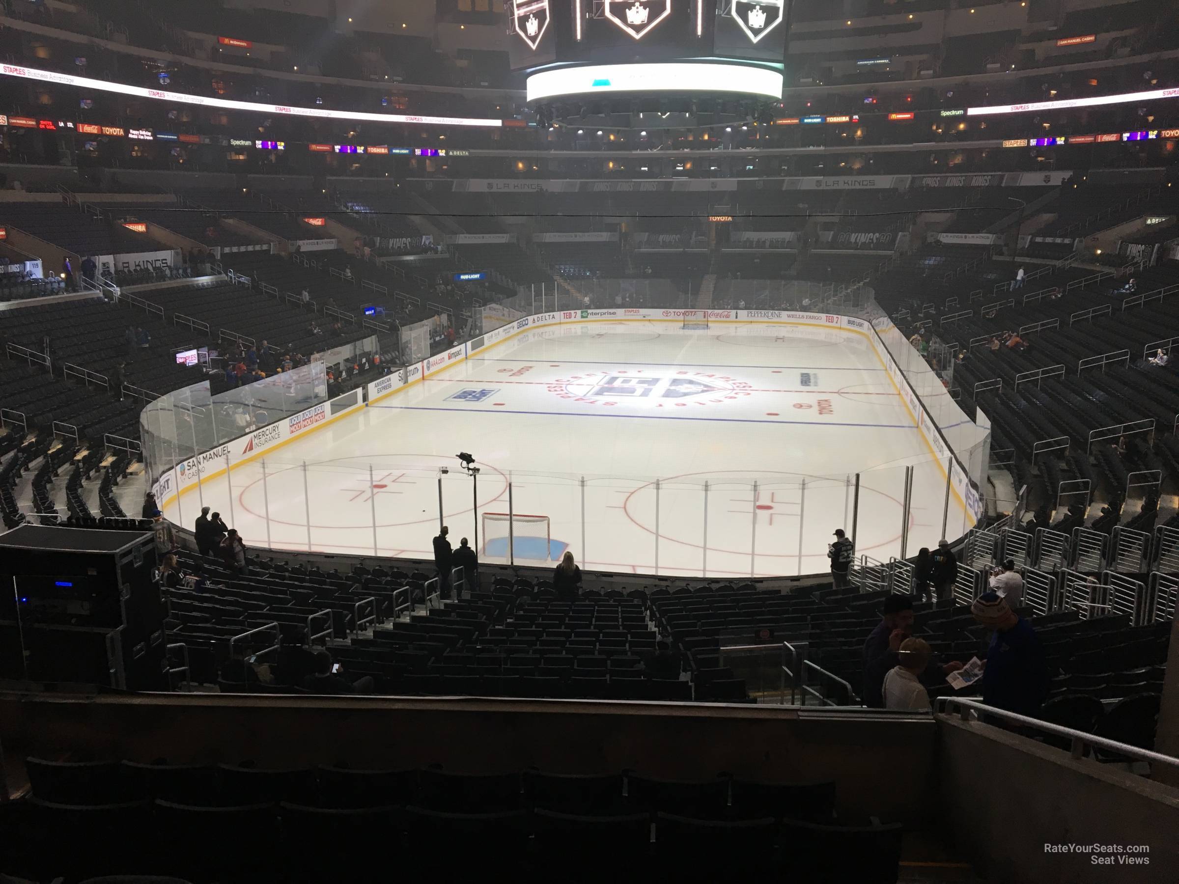 section 216, row 6 seat view  for hockey - crypto.com arena