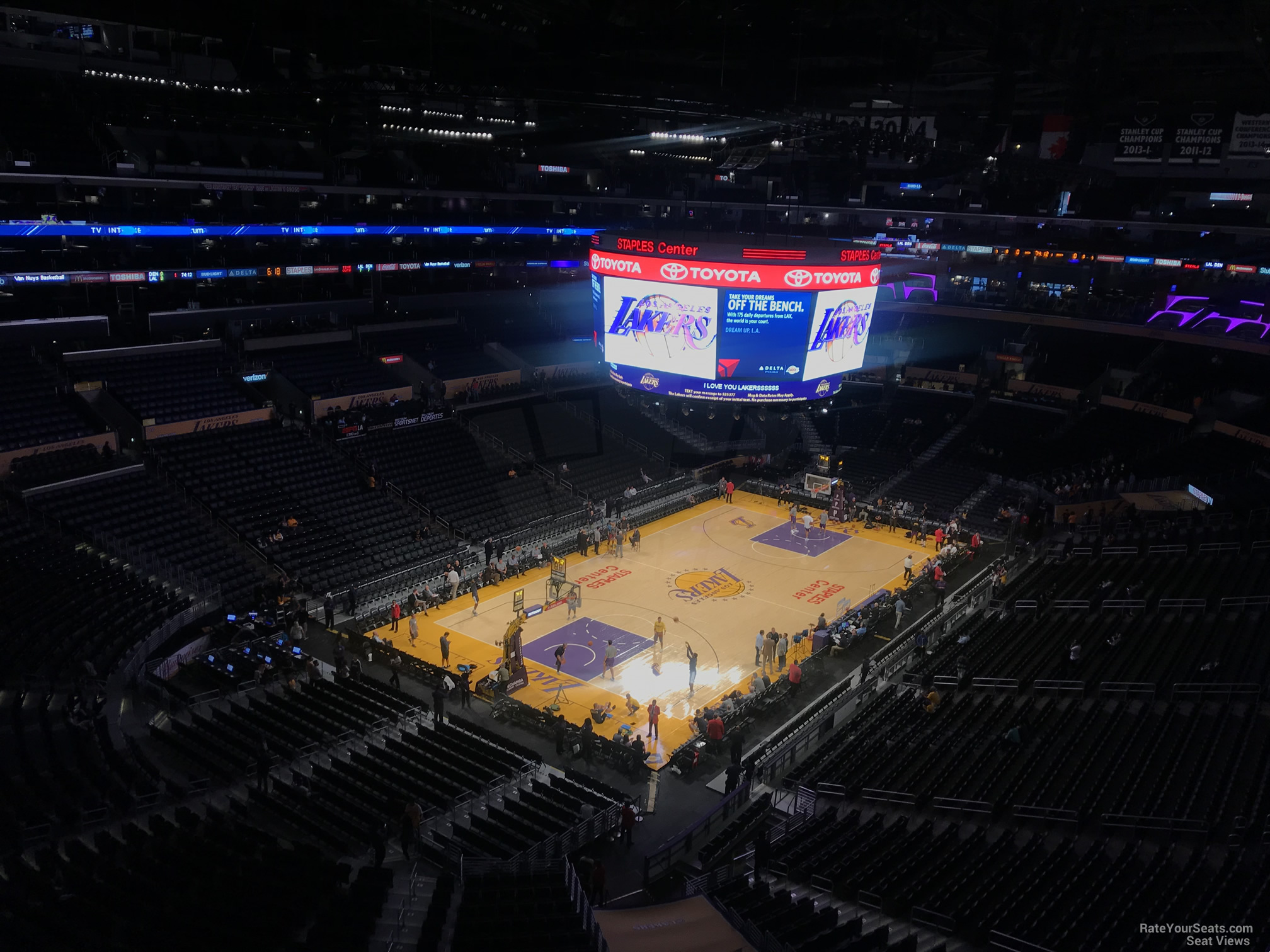 Staples Center Section 306 Clippers/Lakers