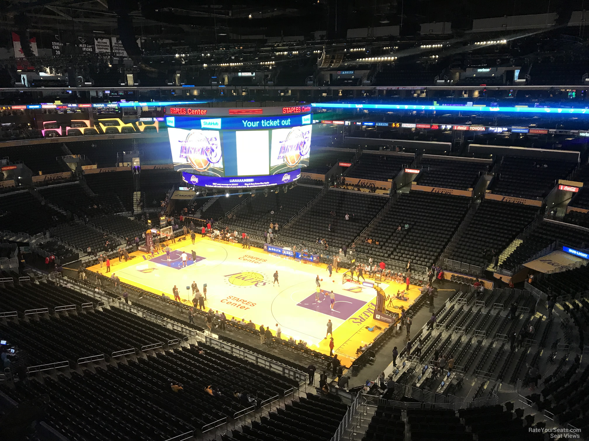 Staples Center Section 315 - Clippers/Lakers - RateYourSeats.com