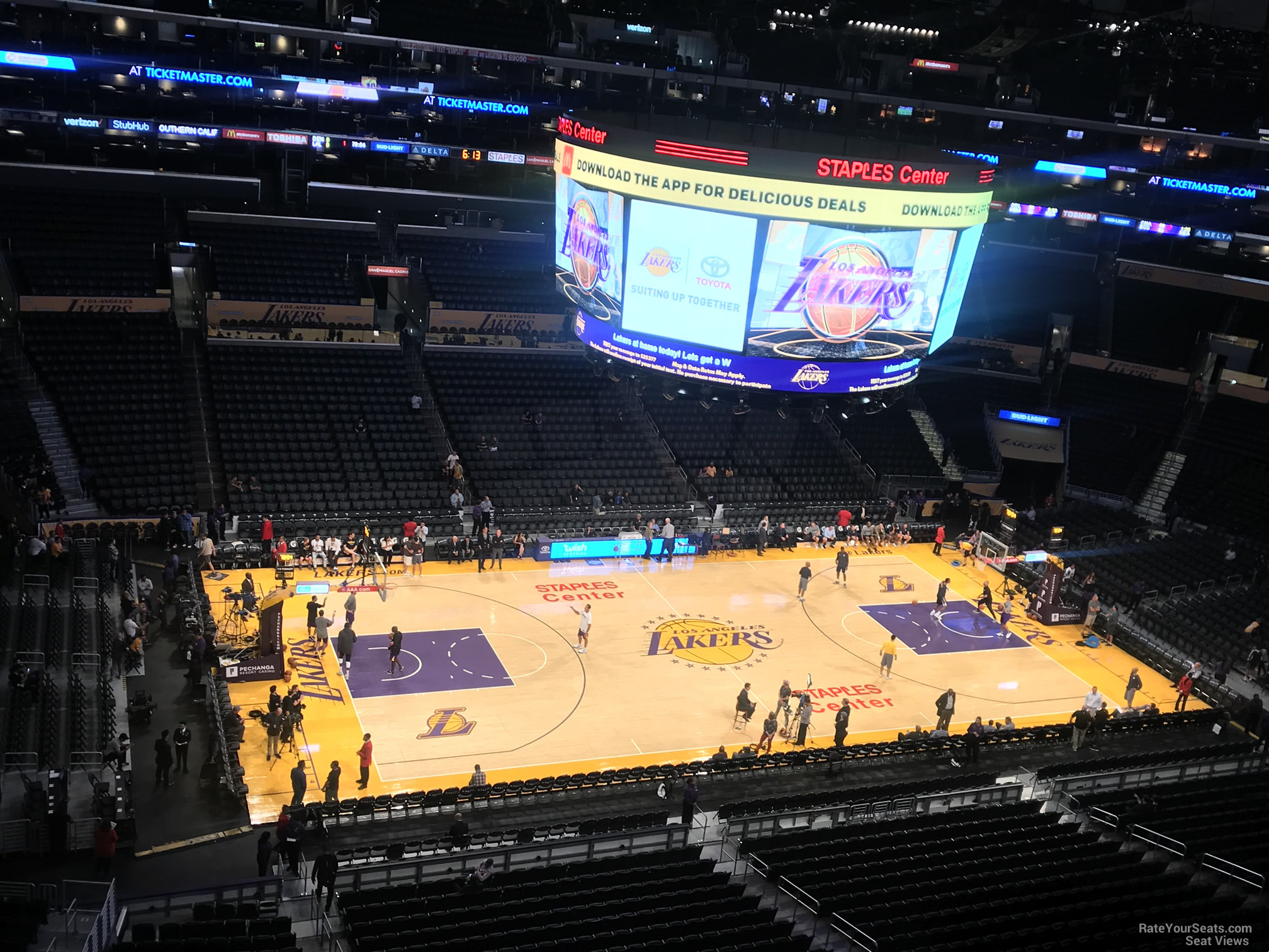 Staples Center Section 320 Clippers/Lakers