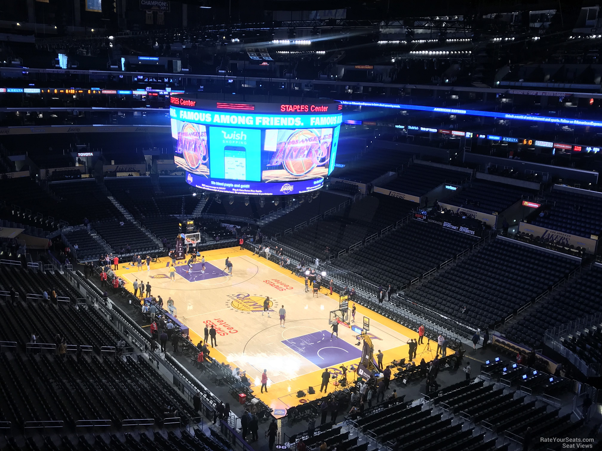 Staples Center Section 330 Clippers/Lakers