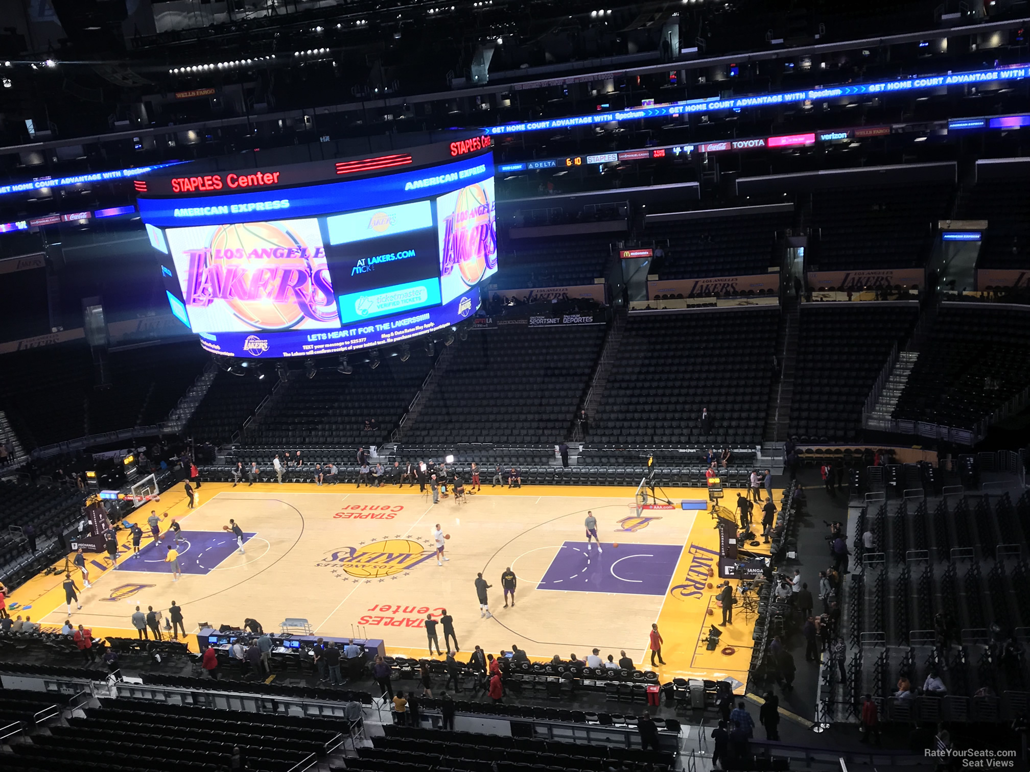 Staples Center Section 333 Clippers/Lakers