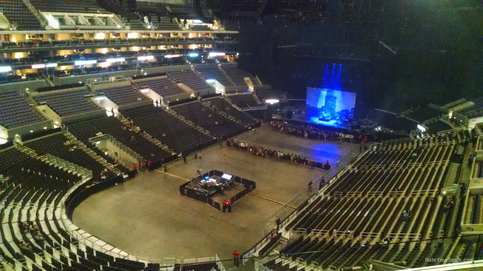 staples center section 306 concert seating rateyourseats com staples hockey seating chart