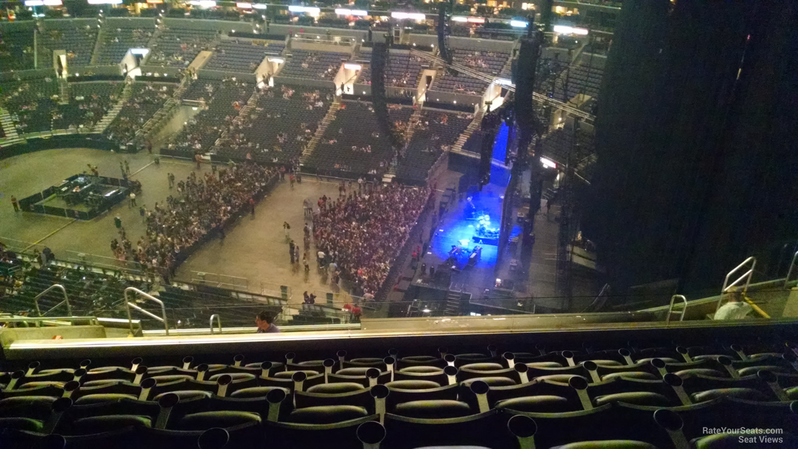 Behind the Stage Upper Level Staples Center Concert Seating
