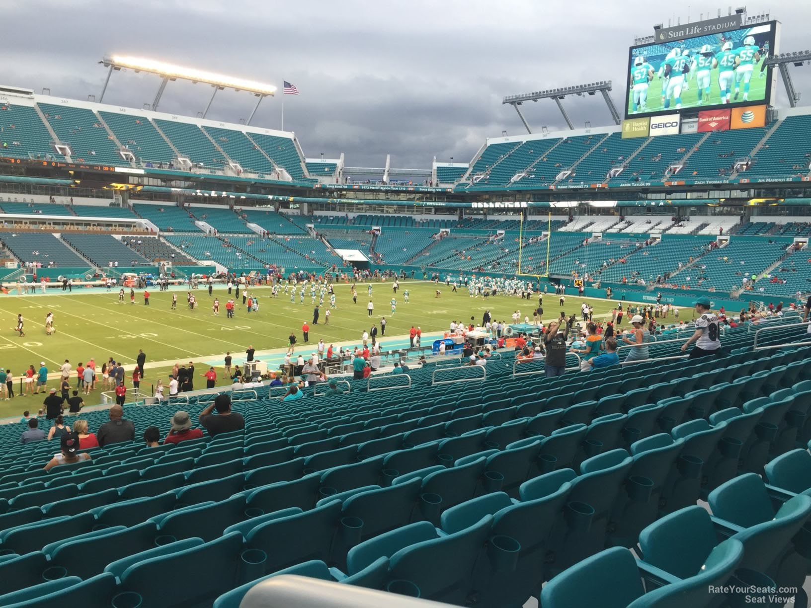 Hard Rock Stadium Section 121 Miami Dolphins