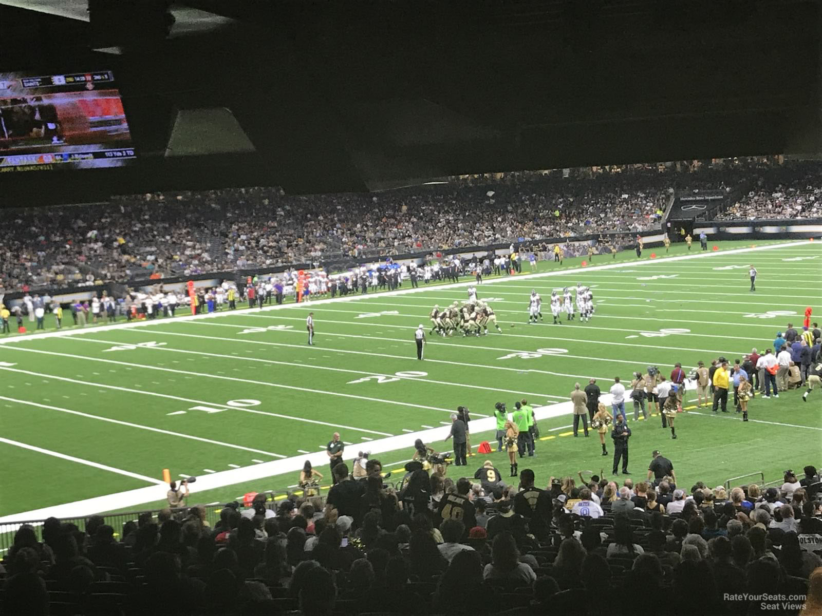 superdome section 149 new orleans saints rateyourseats com superdome seating chart saints games