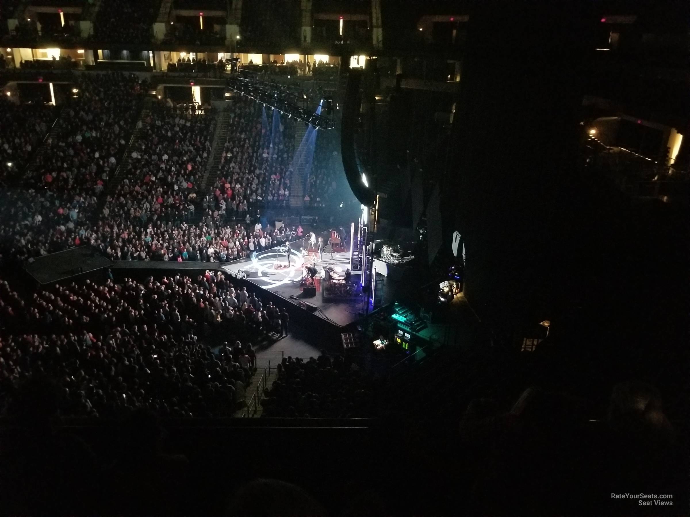 section 228, row c seat view  for concert - target center