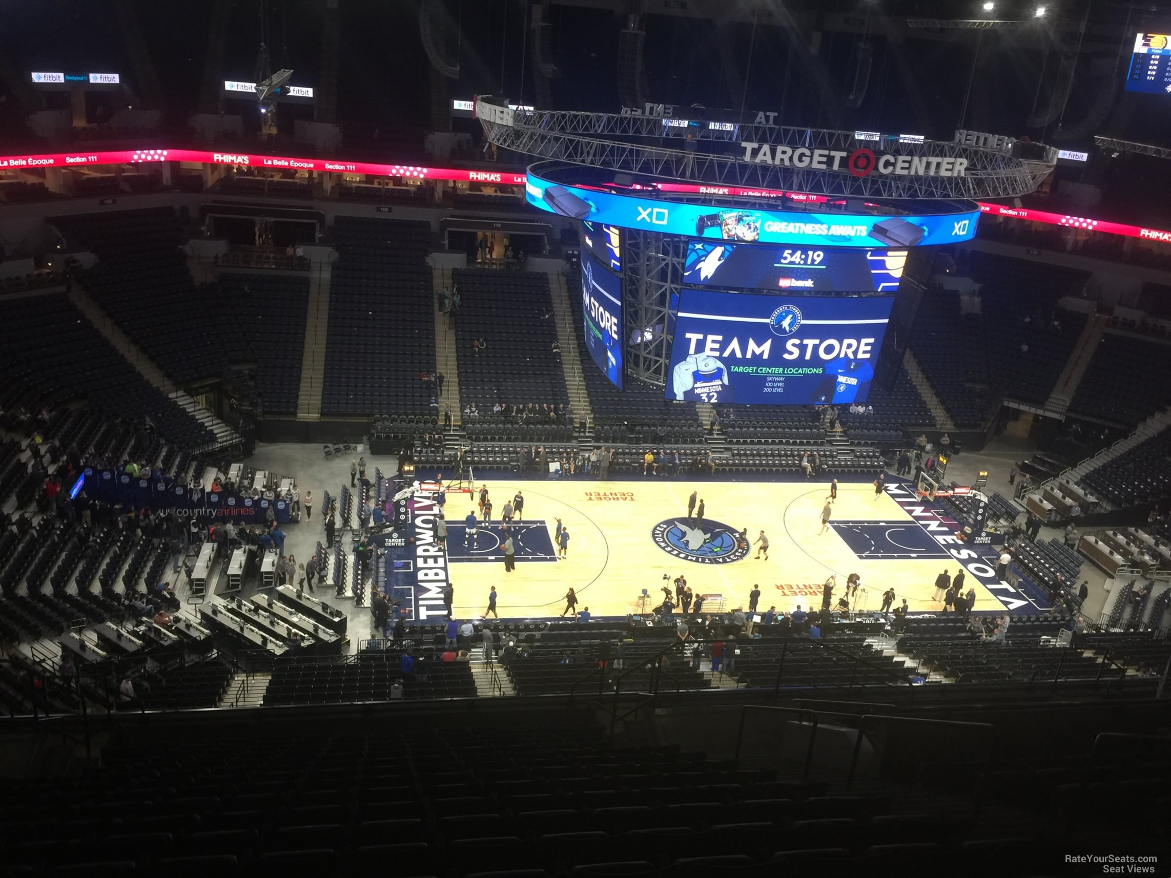 Target Center Section 233 Minnesota Timberwolves