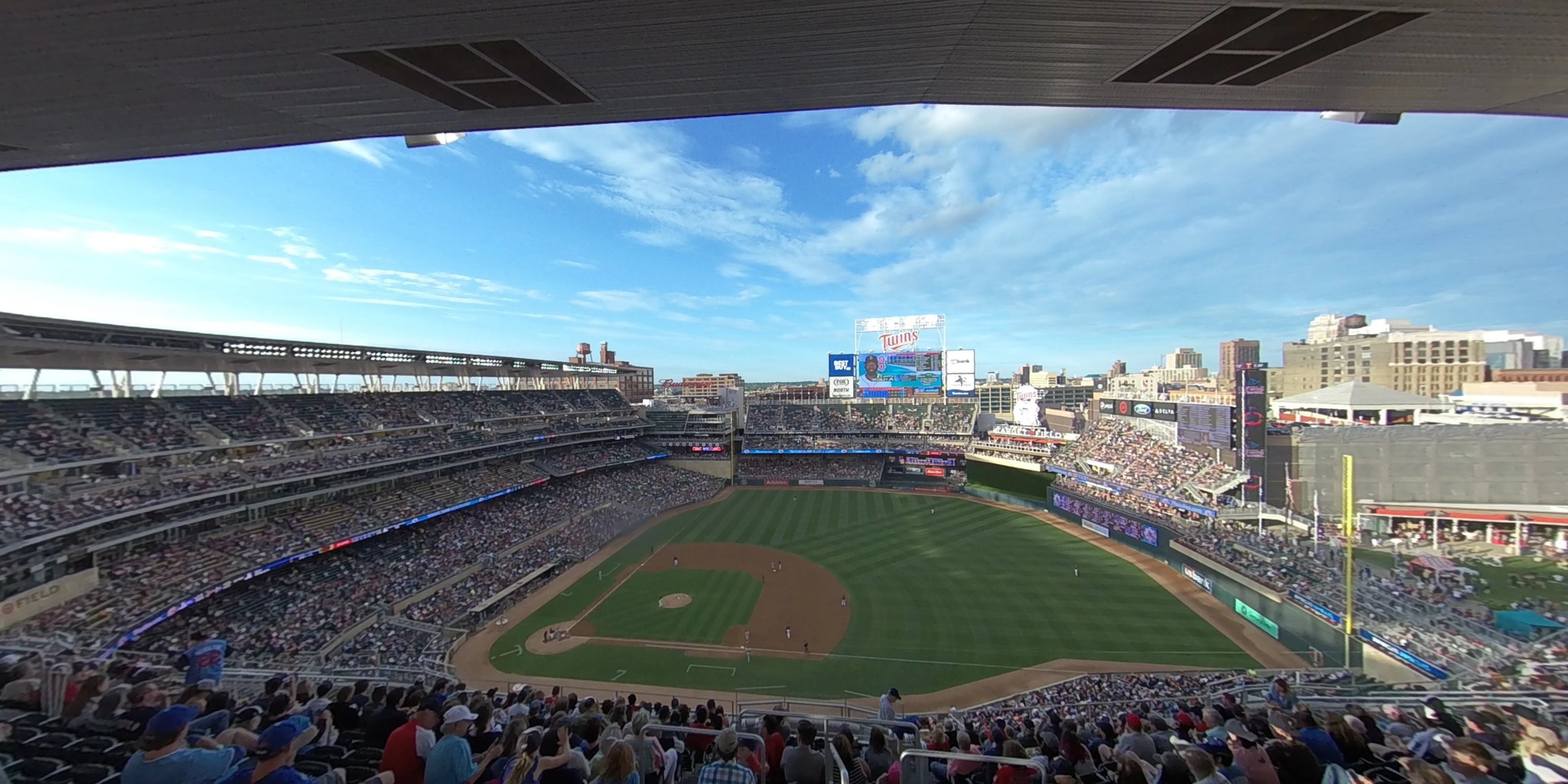 section 307 panoramic seat view  - target field