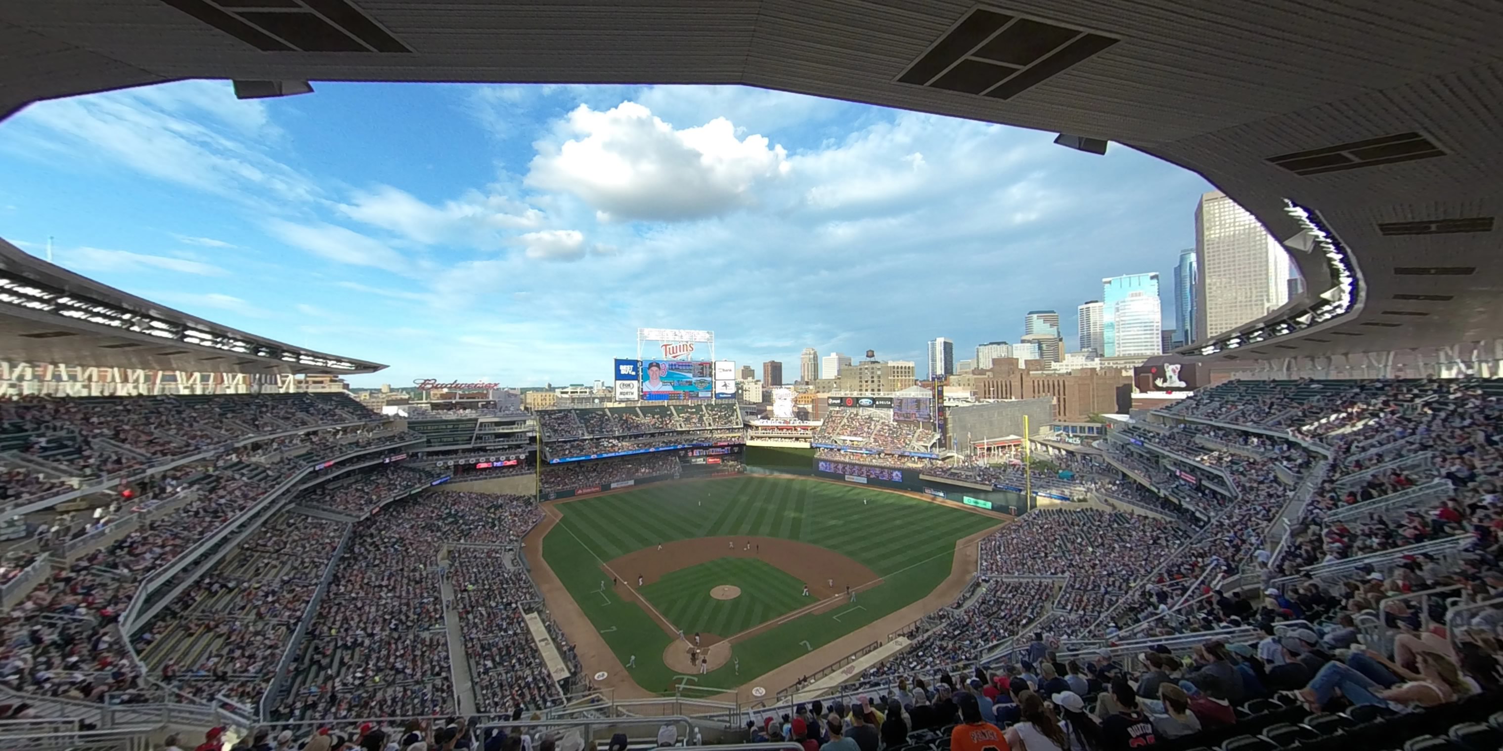 section 313 panoramic seat view  - target field