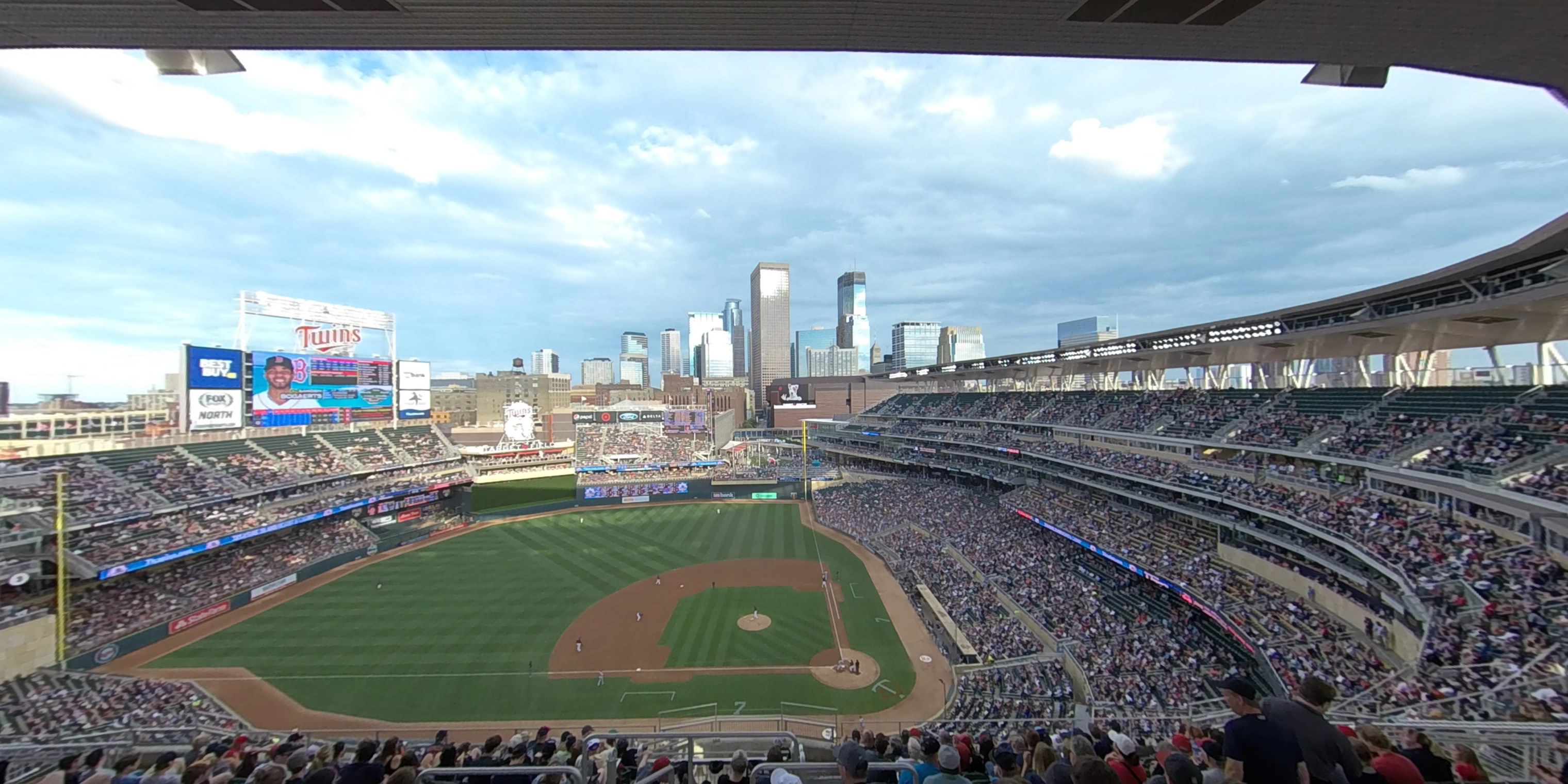 section 319 panoramic seat view  - target field