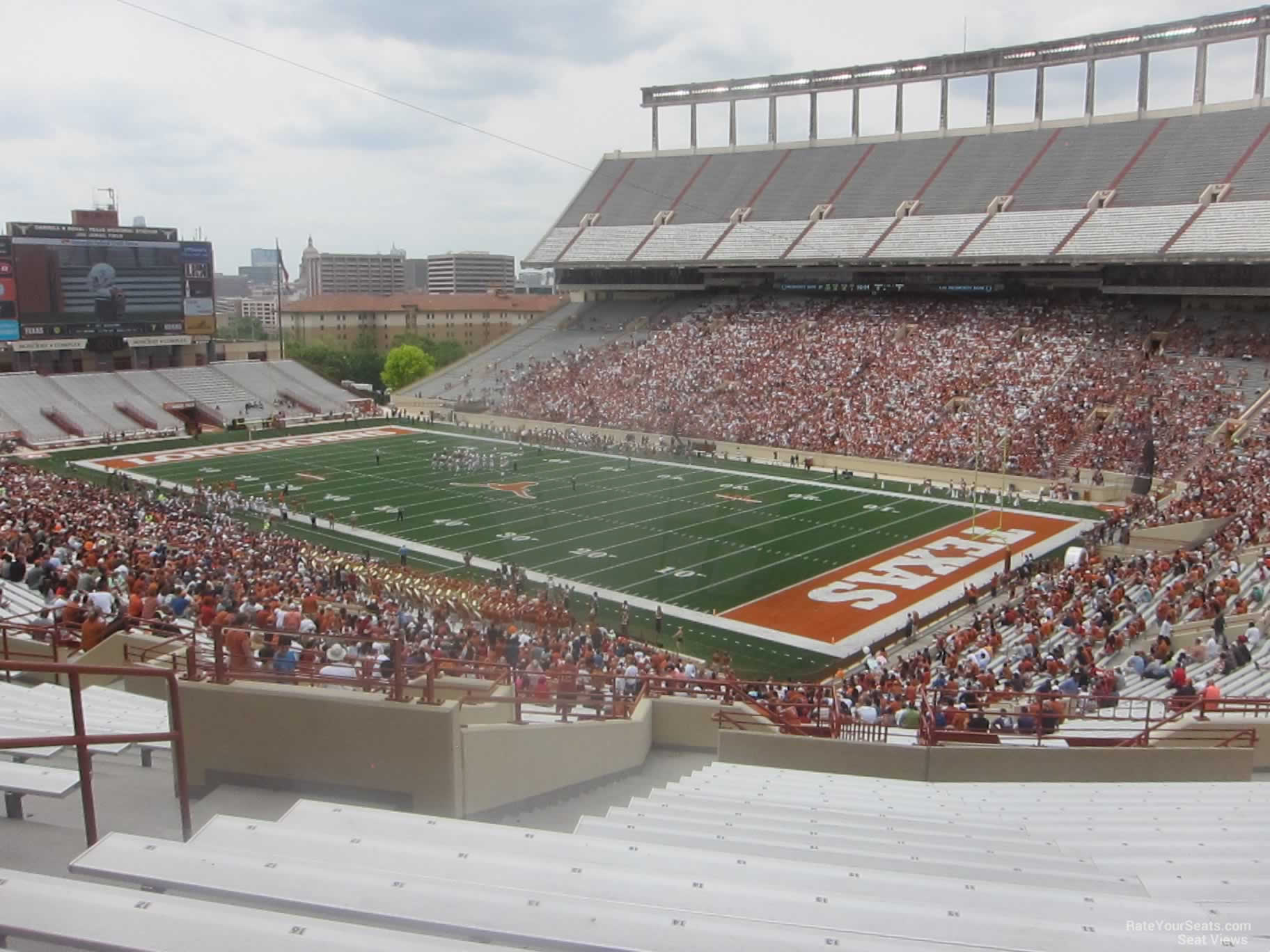 dkr texas memorial stadium section 21 rateyourseats com dkr memorial seating chart