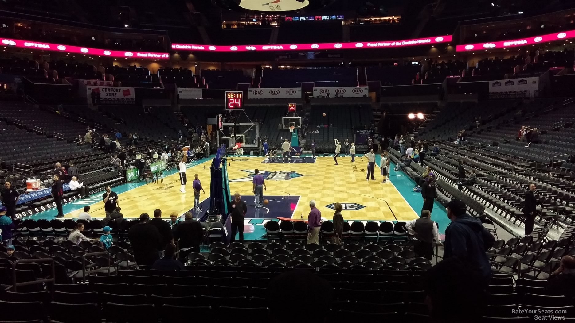 Spectrum Center Section 117 Charlotte