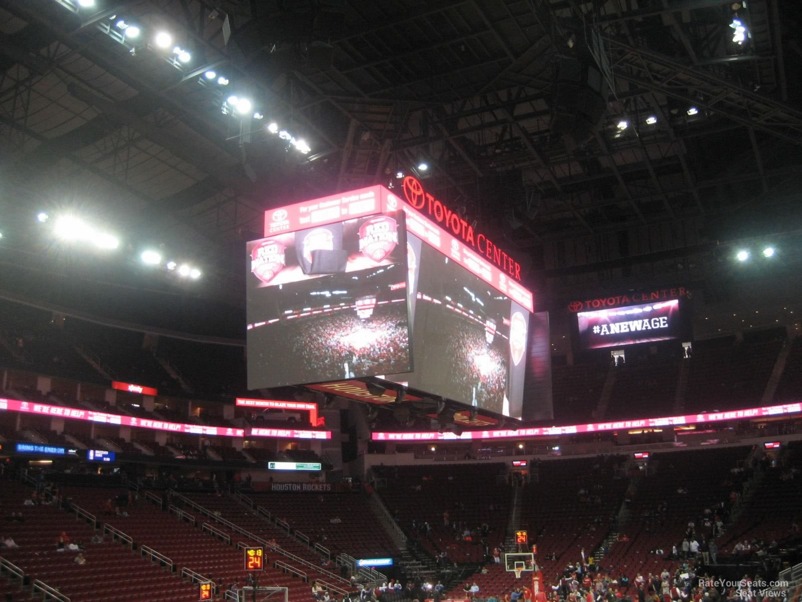 Toyota Center Section 112 - Houston Rockets - RateYourSeats.com